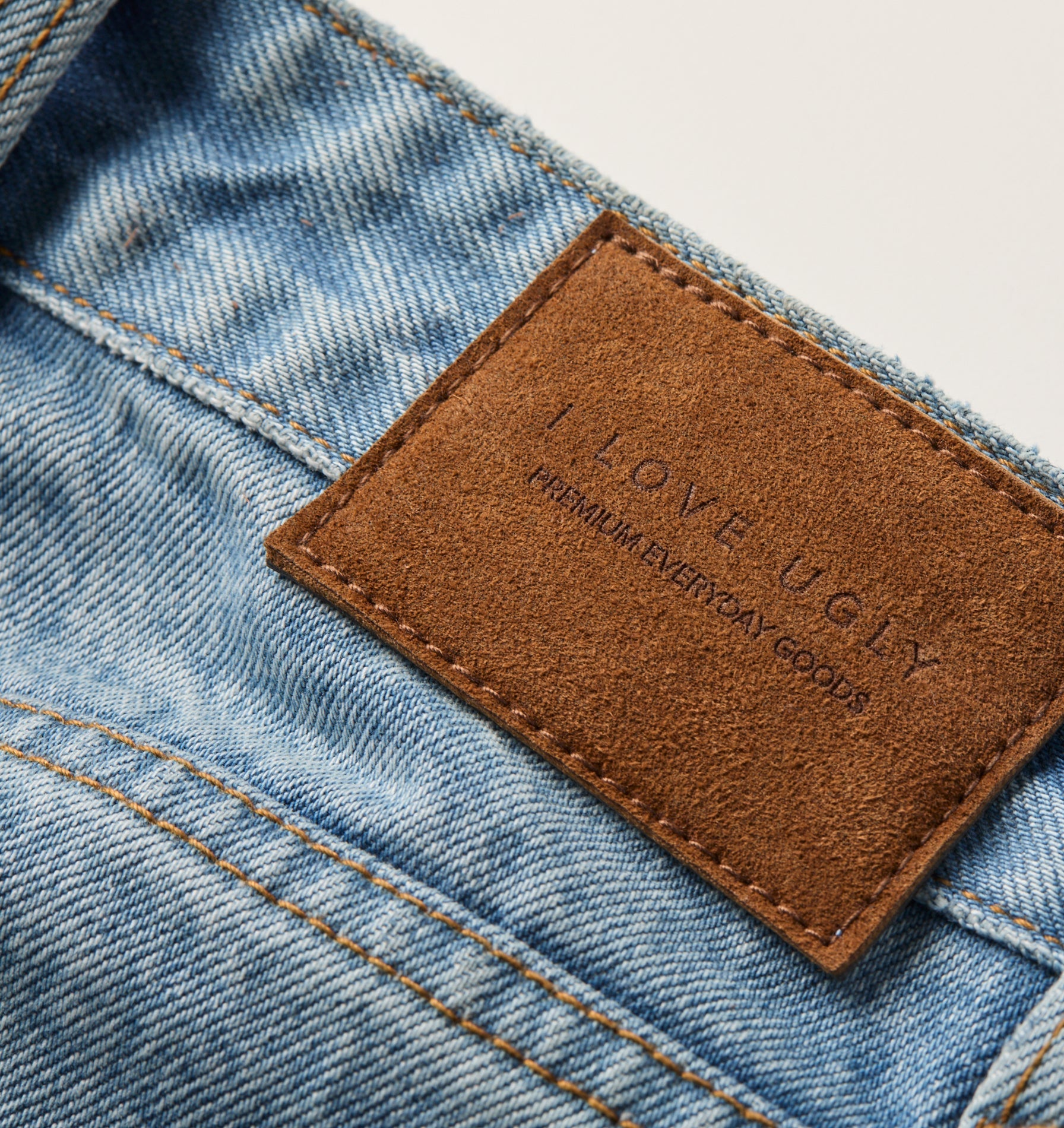 Cropped 90s Denim - Washed Vintage Blue