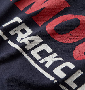 Track Club Crop Tank - Washed Navy