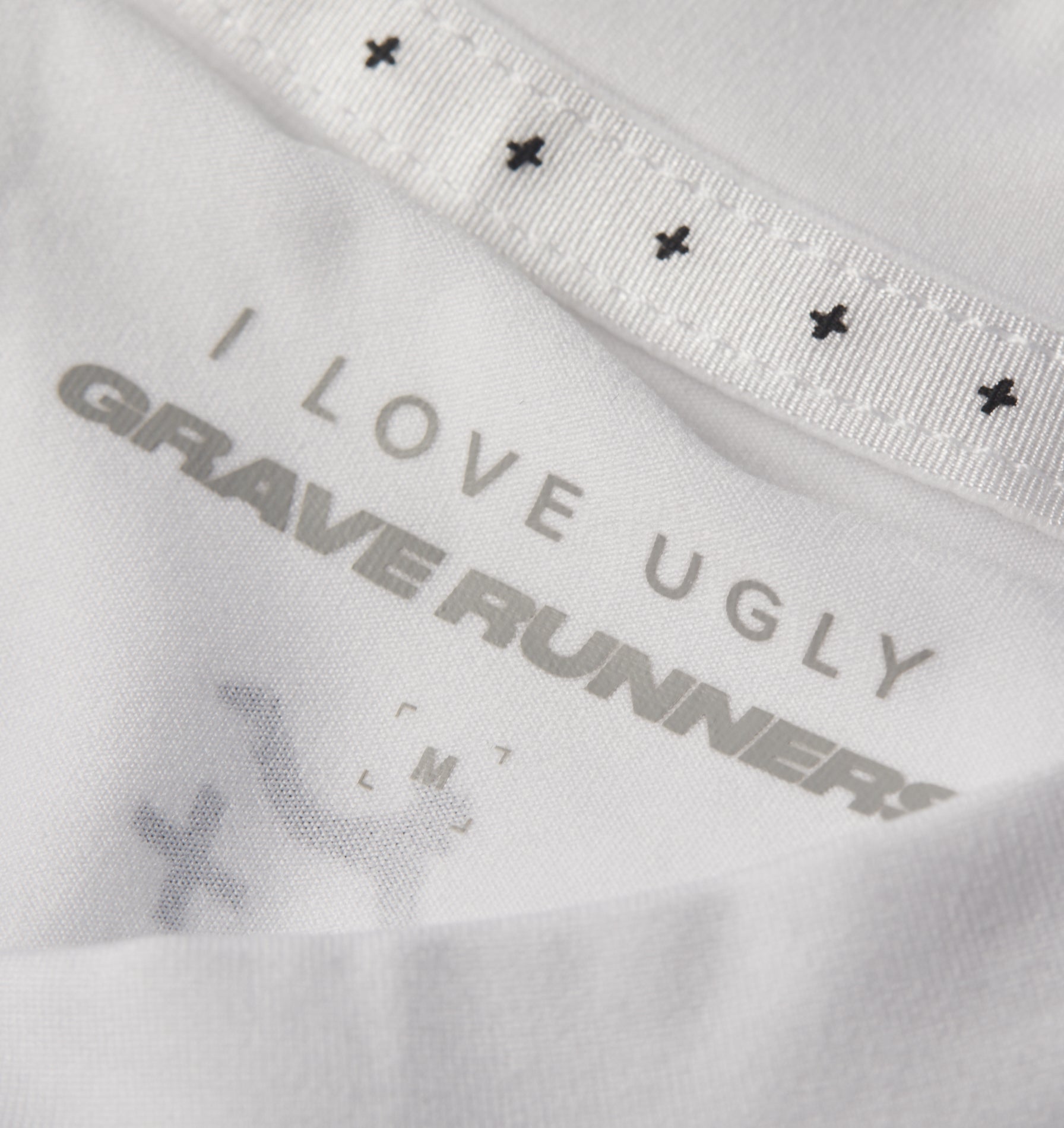 GR X ILU Active Crop Tee - White