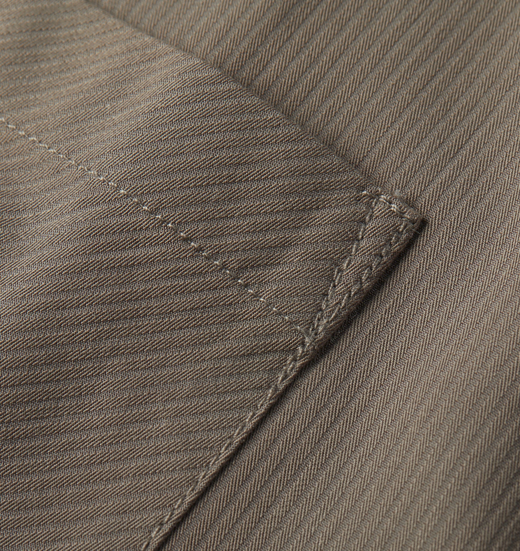 Textured Box Cuban Collar SS Shirt - Mushroom Stripe