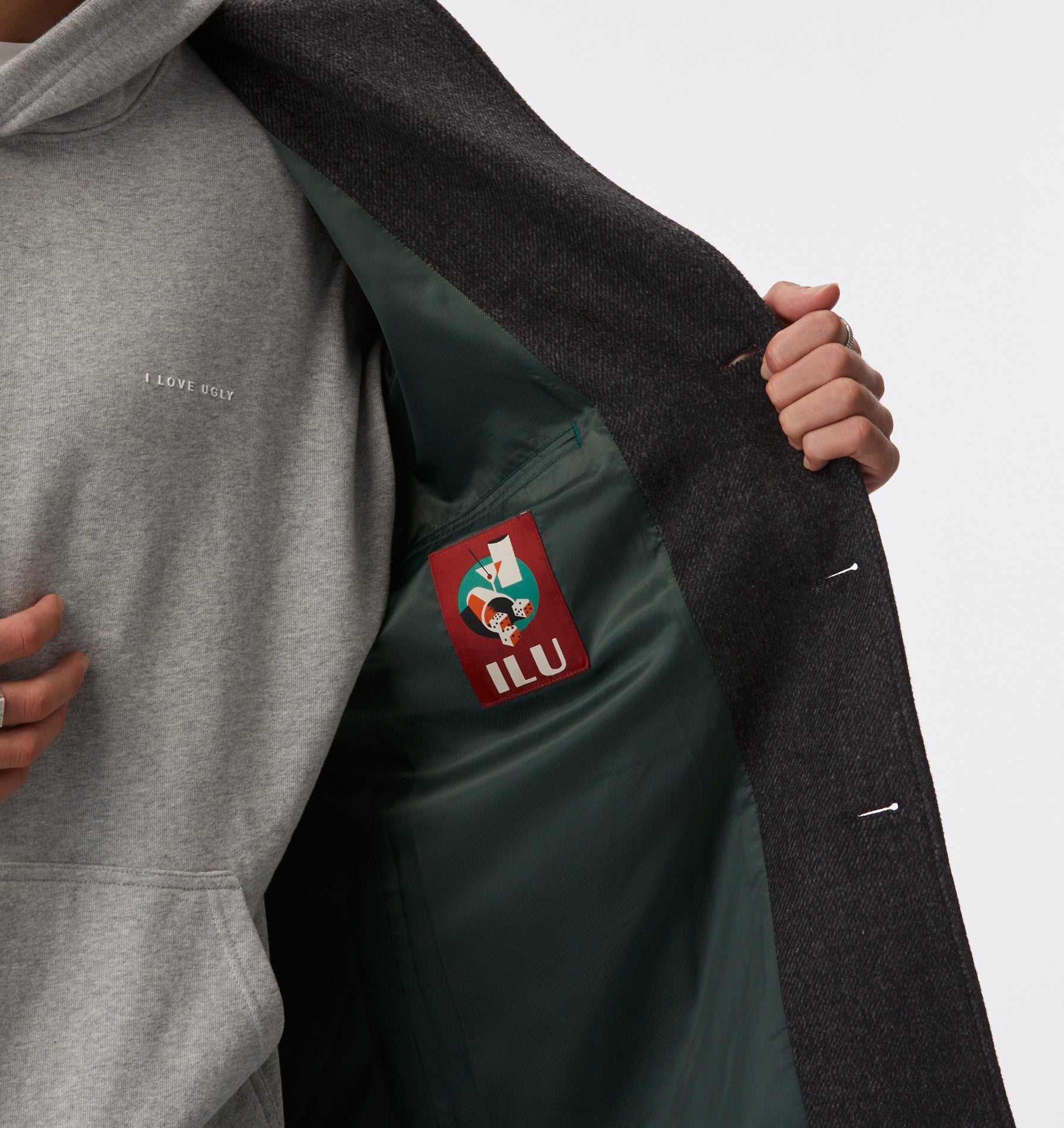 Don Car Coat - Charcoal