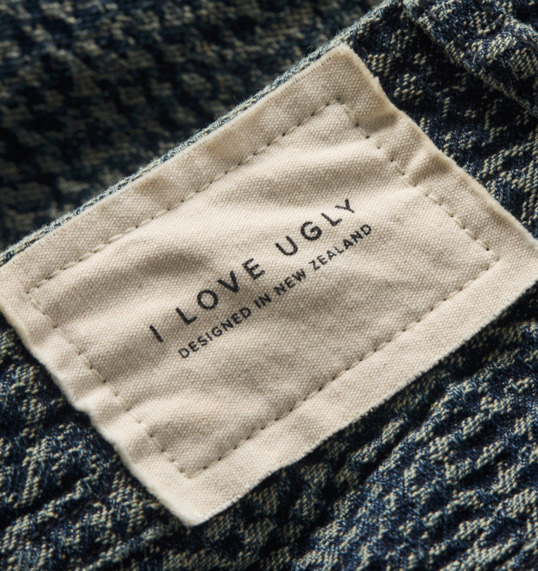 Textured Edgar Denim - Aged Indigo