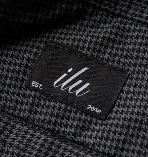 Slim Kobe Pant - Charcoal Houndstooth