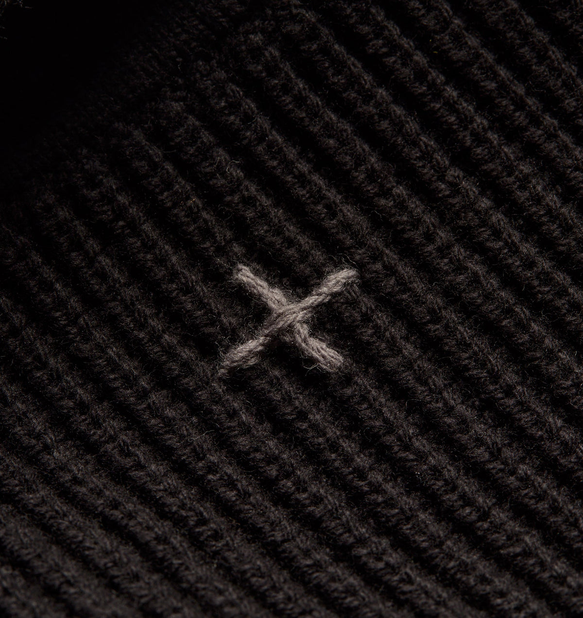 Knit LS Polo - Black