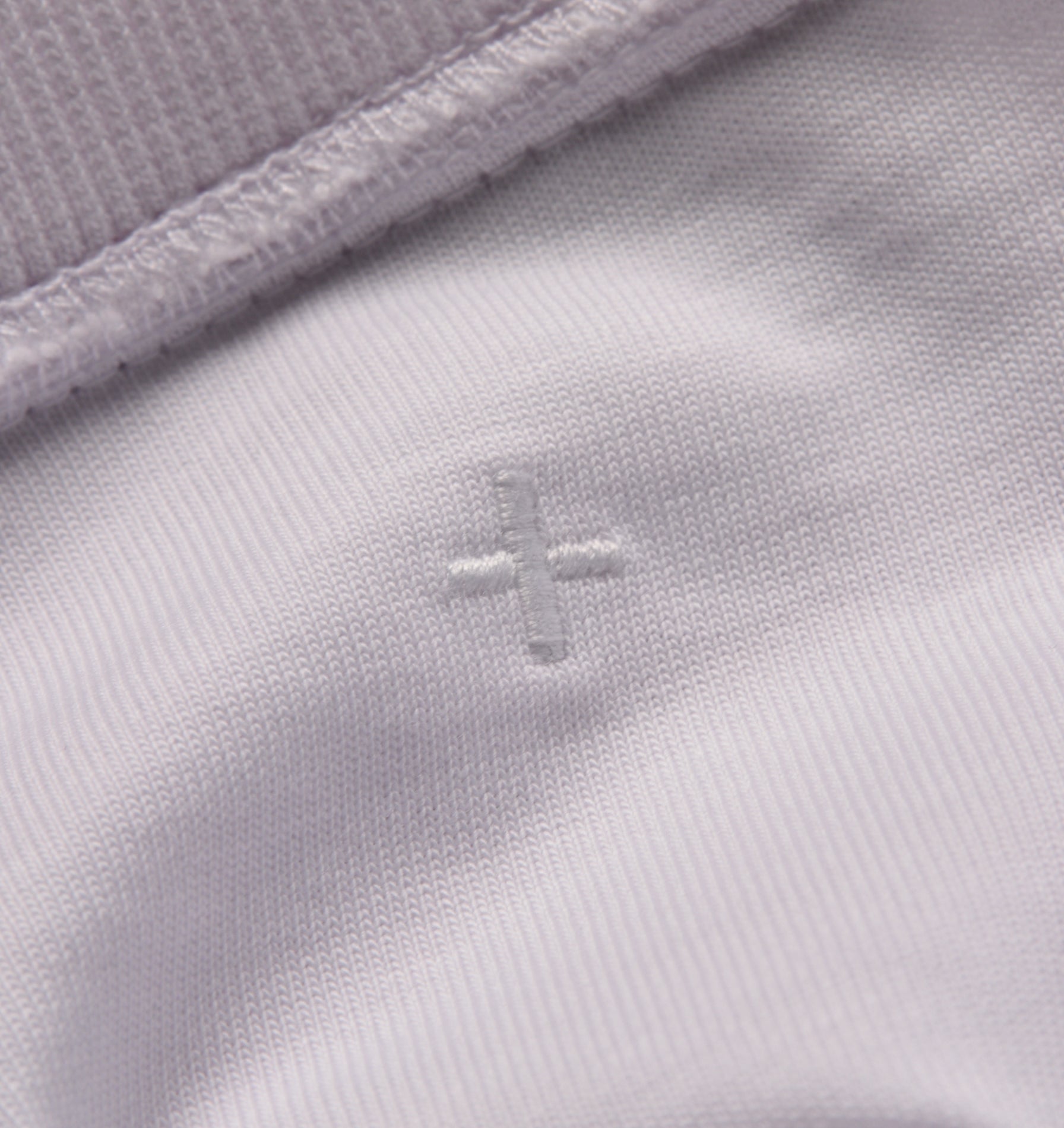 Crop Box LS Tee - White