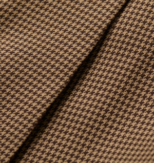 Kobe Pant - Beige Houndstooth