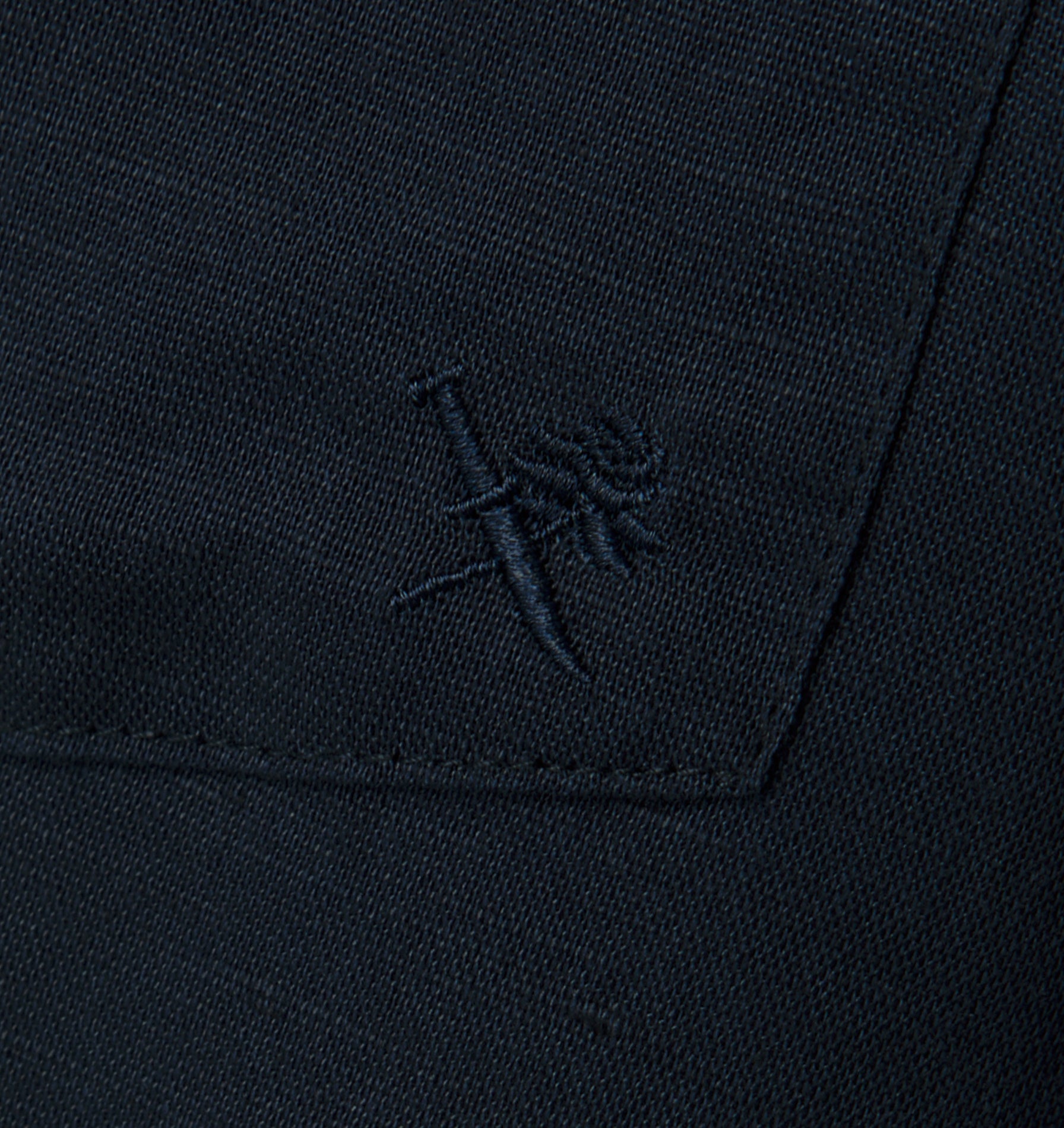 Linen Cuban Collar SS Shirt - Indigo