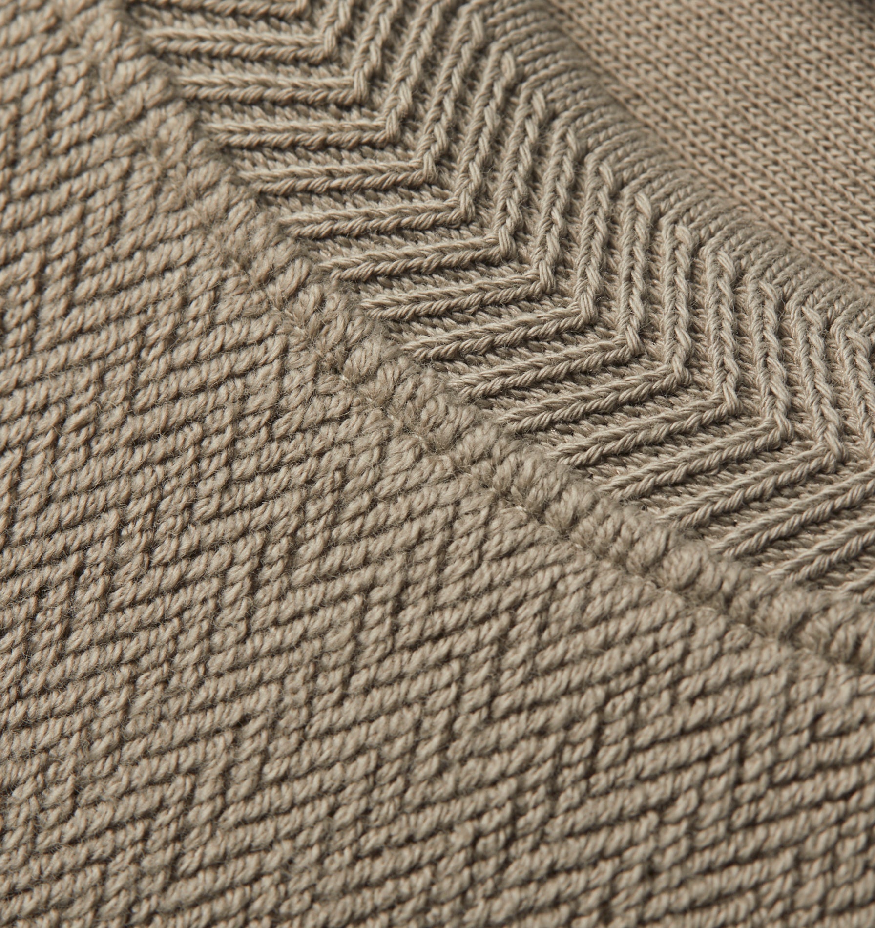 Herringbone Lewi Tee - Taupe