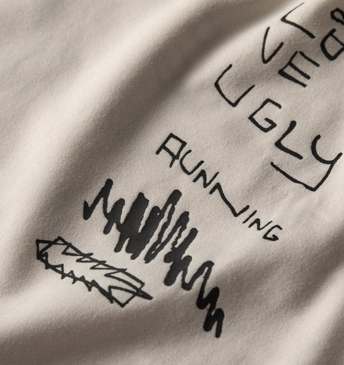 Restrained Active Crop Tee - Off White