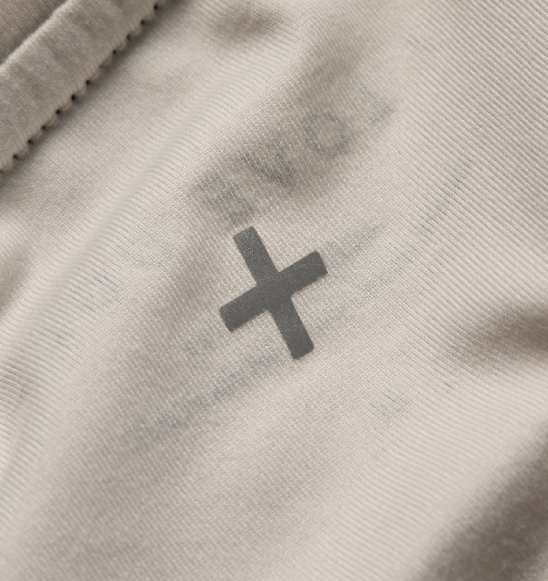 Active Crop Tee - Off White