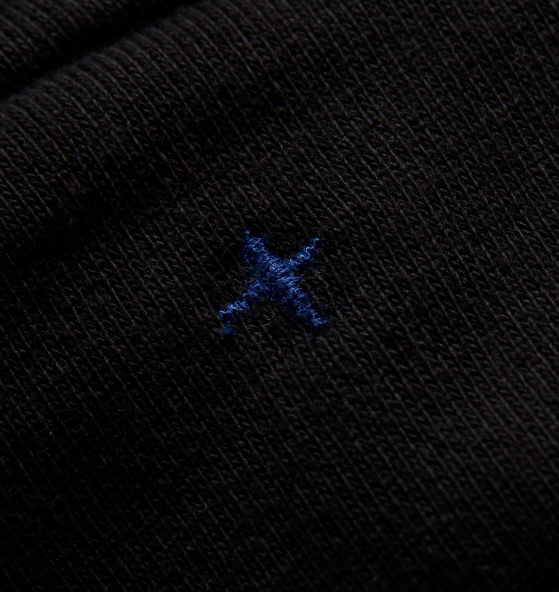 Contrast Logo Box Hood 2.0 - Black/Cobalt