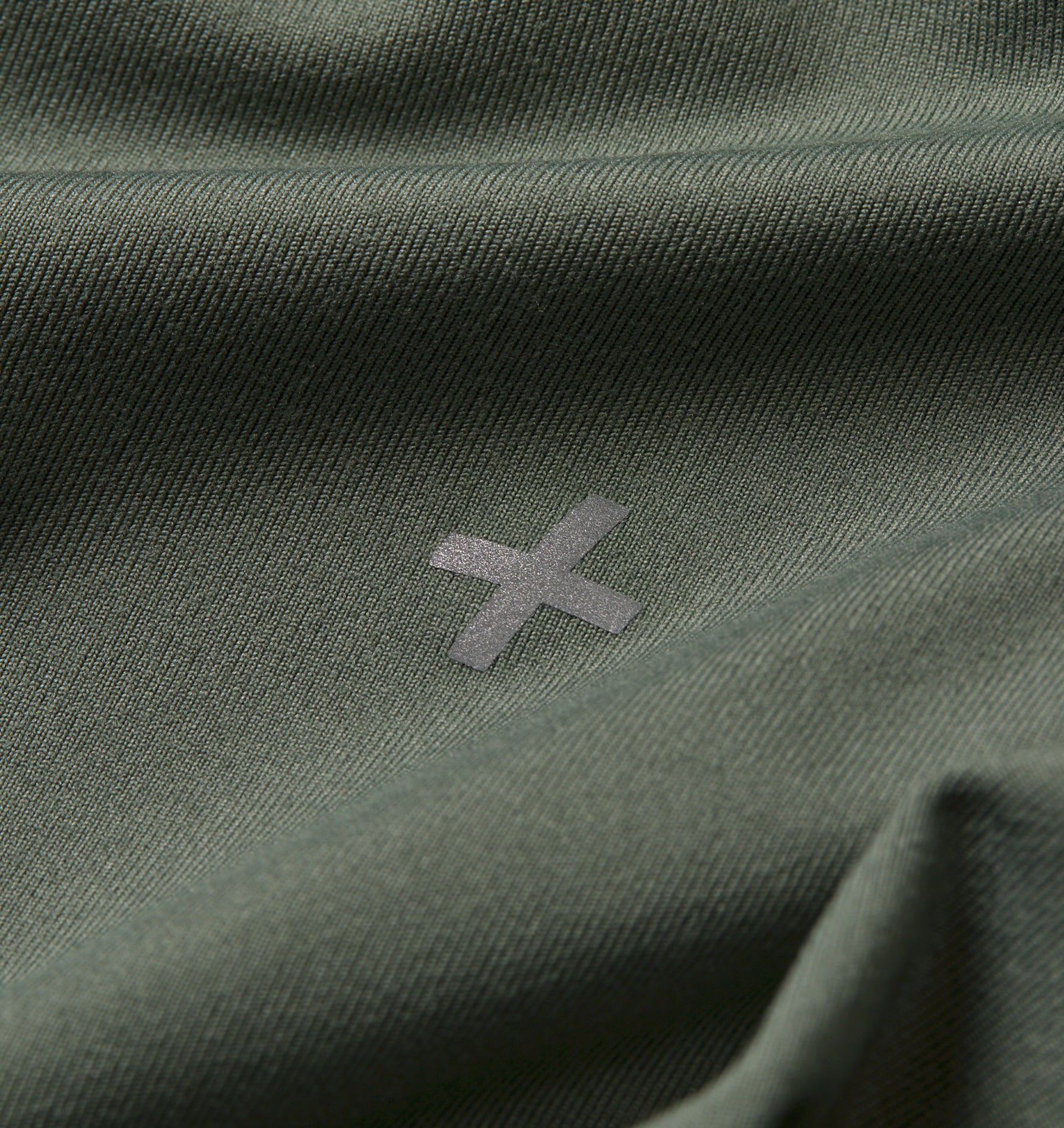 Active Box Tee - Fog Green