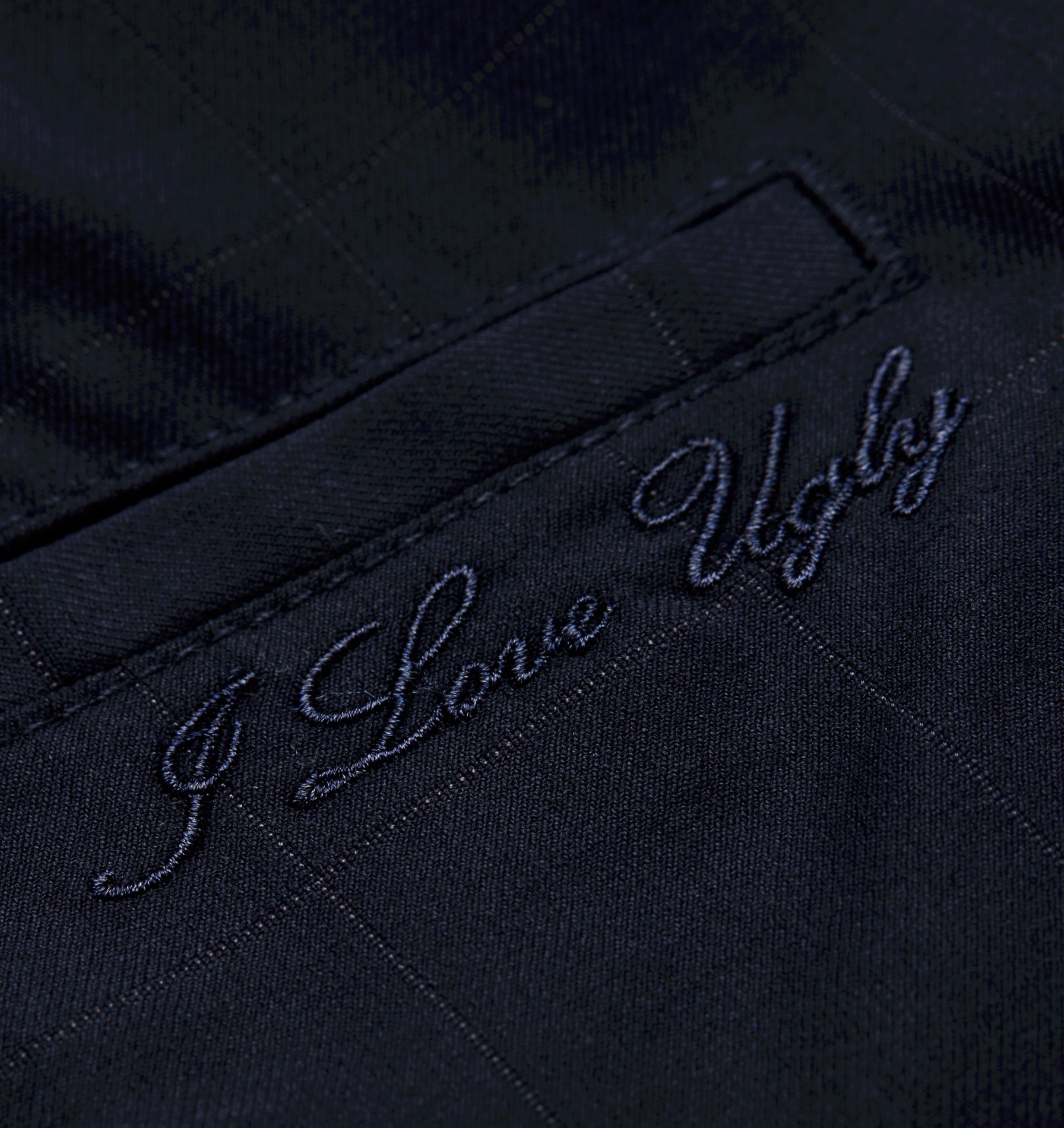 Winston Pant - Navy Checker