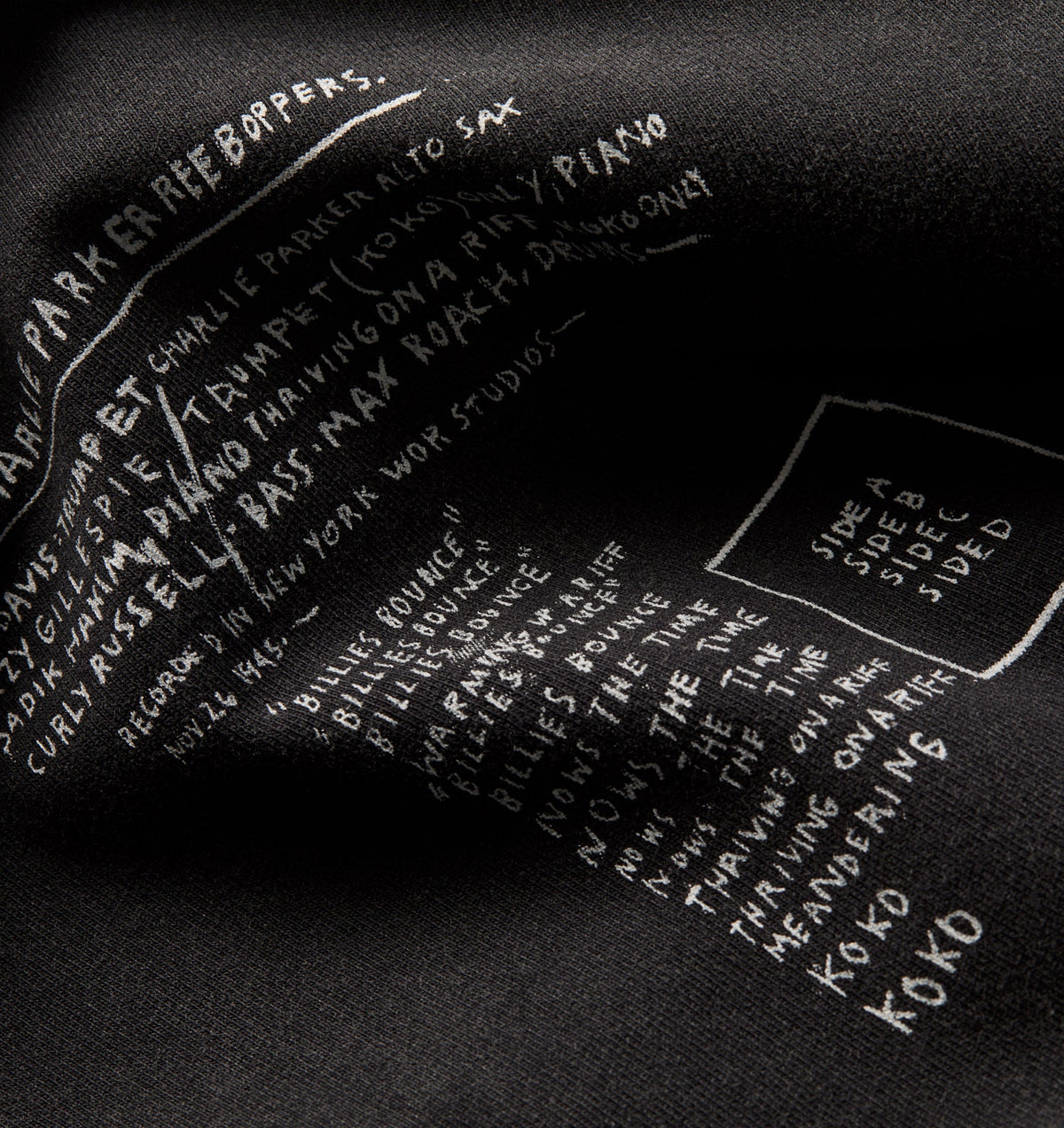Basquiat Carbon Box Tee 2.0 - Faded Black
