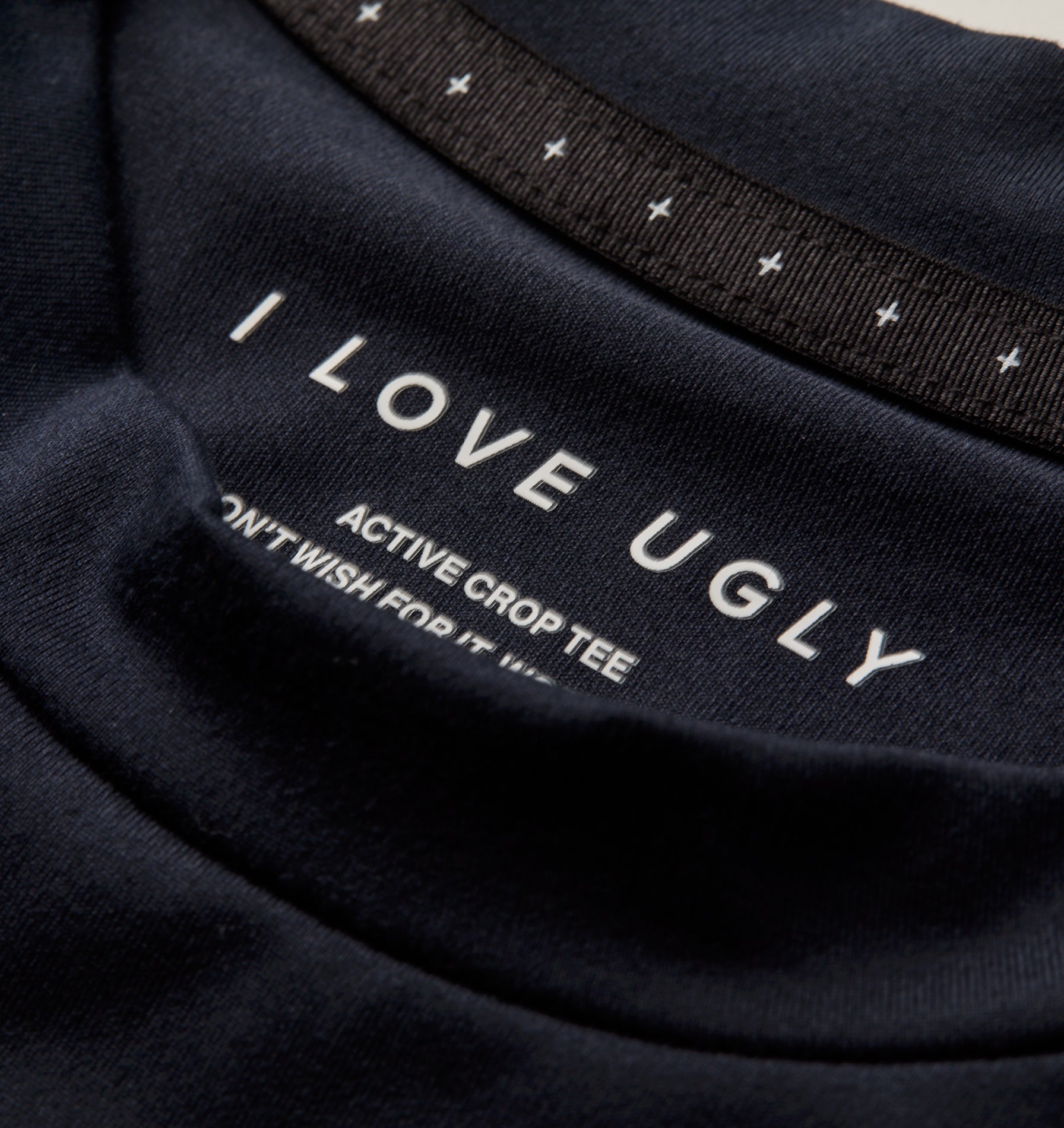 Active Crop Tee - Midnight Navy