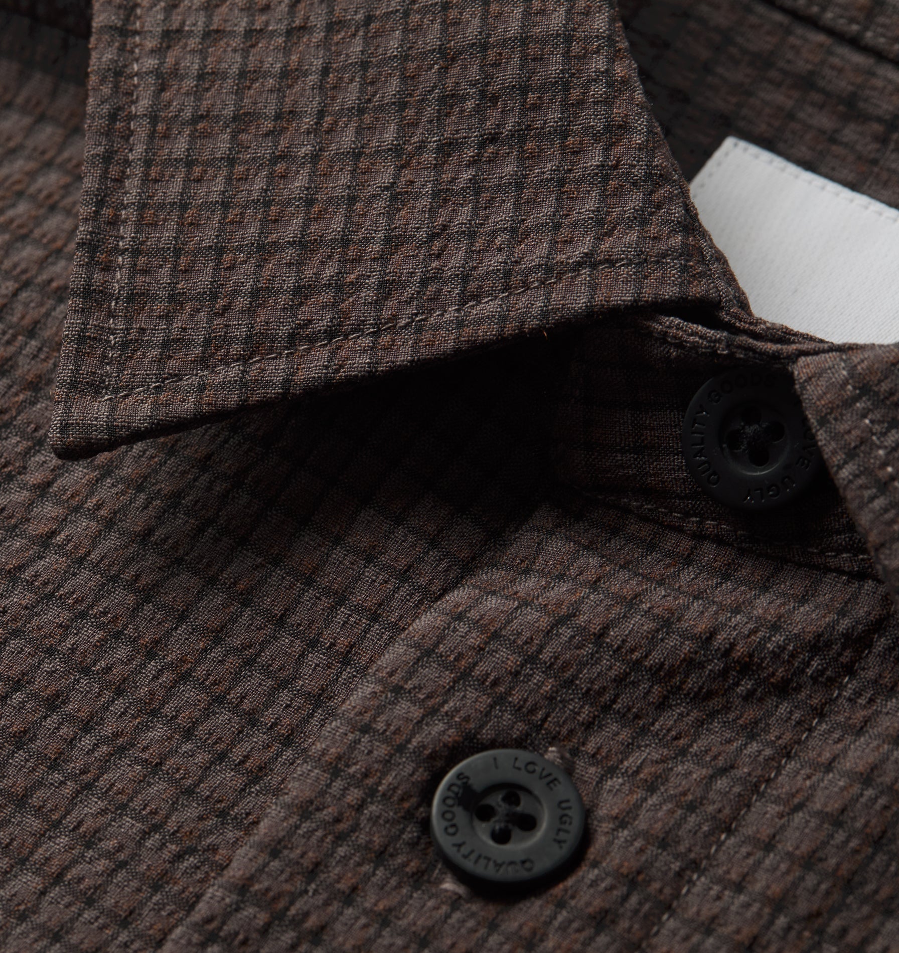 Dawson Boxy SS Shirt - Brown Check