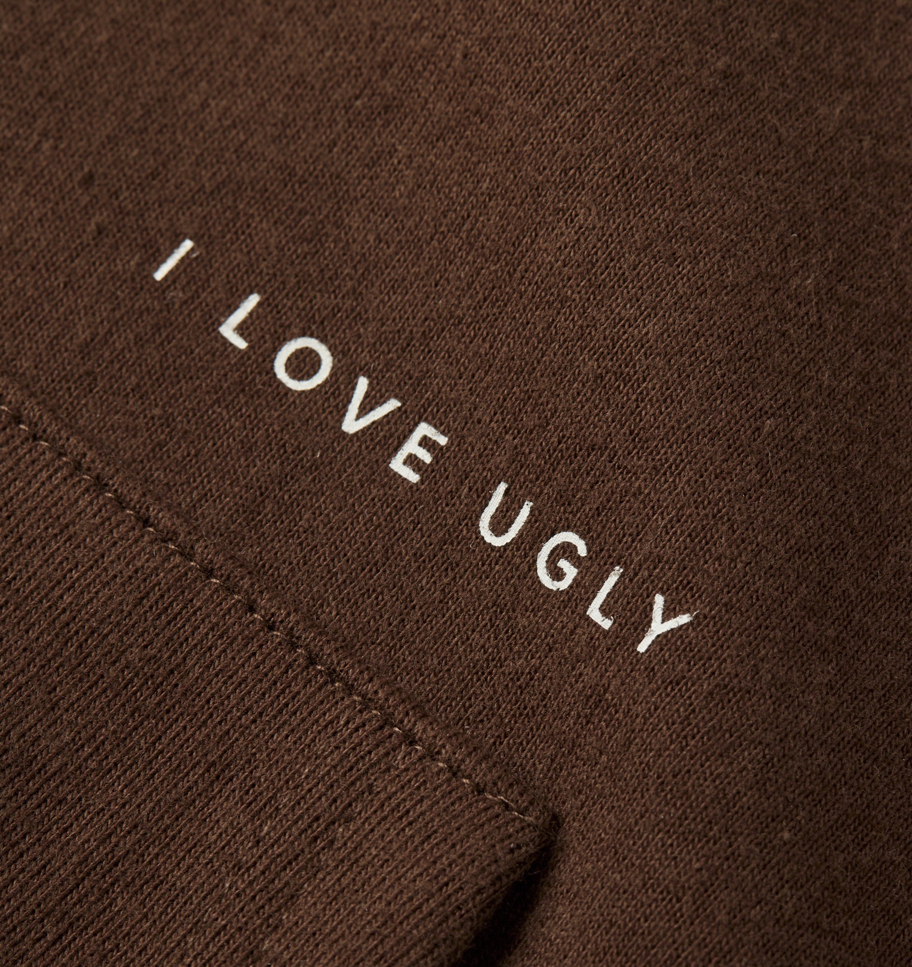 Crop Box Zip Hood - Dark Brown