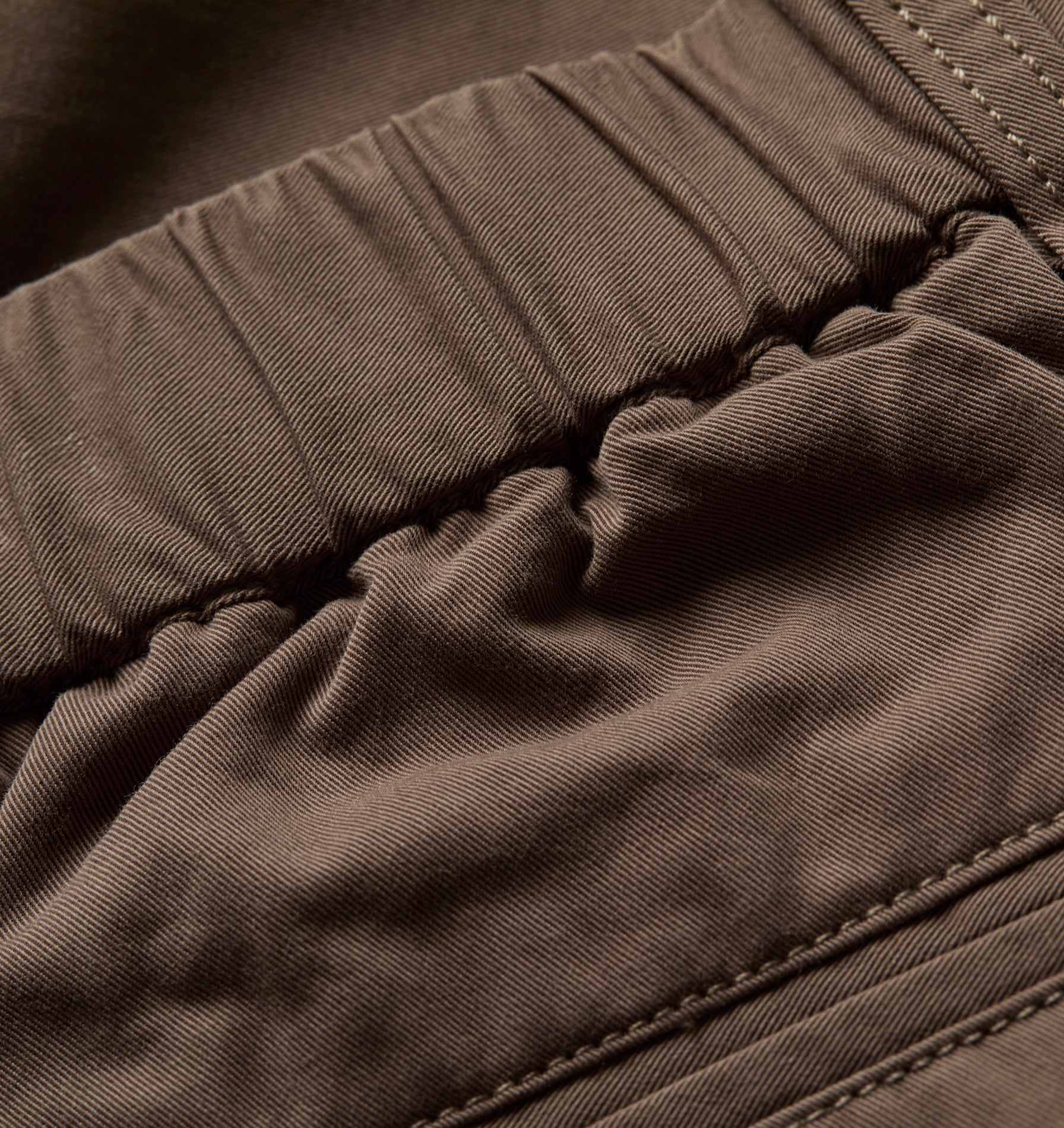 Cotton Albert Pleated Pant - Mushroom