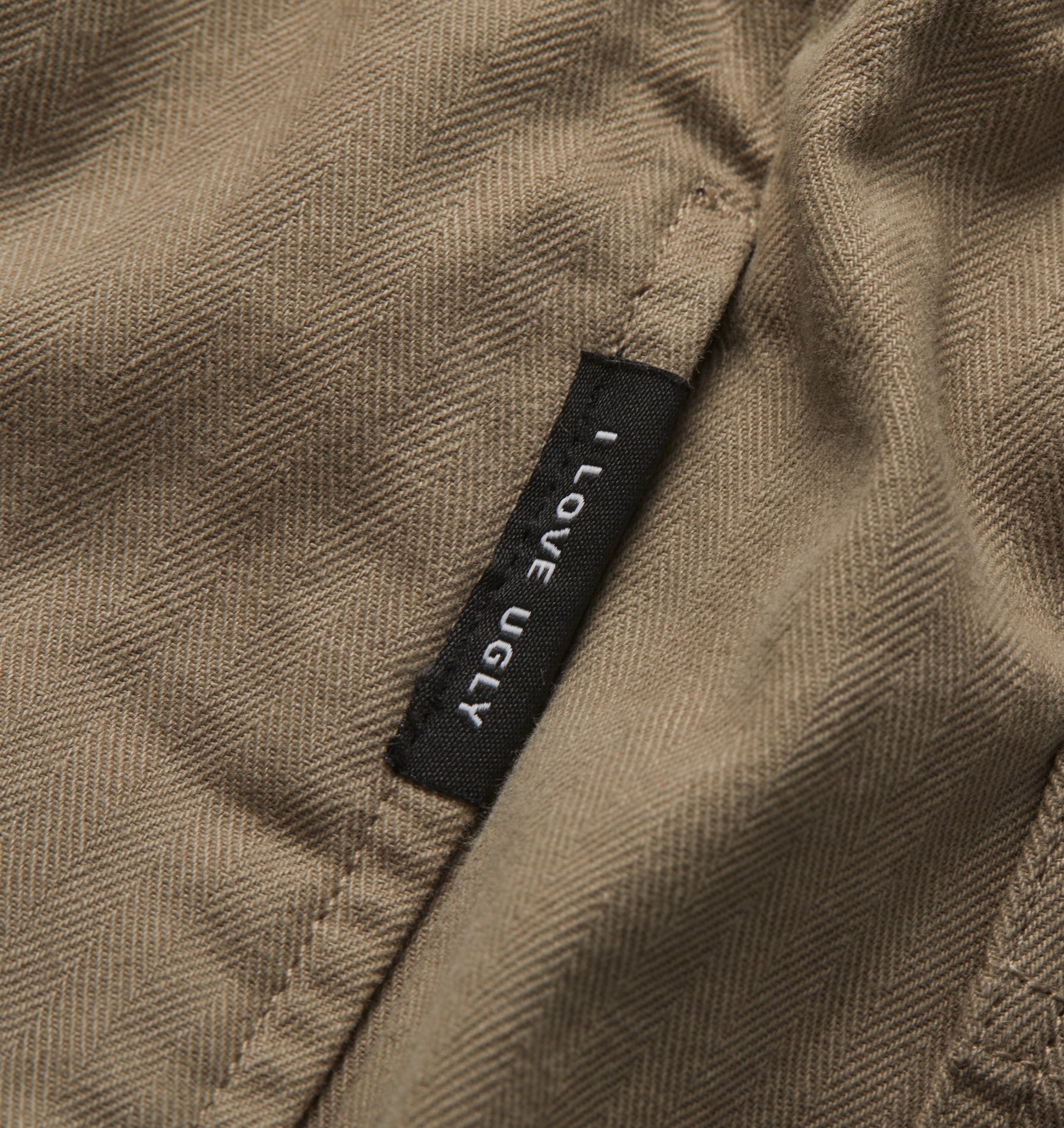 Herringbone Cooper Pant - Taupe