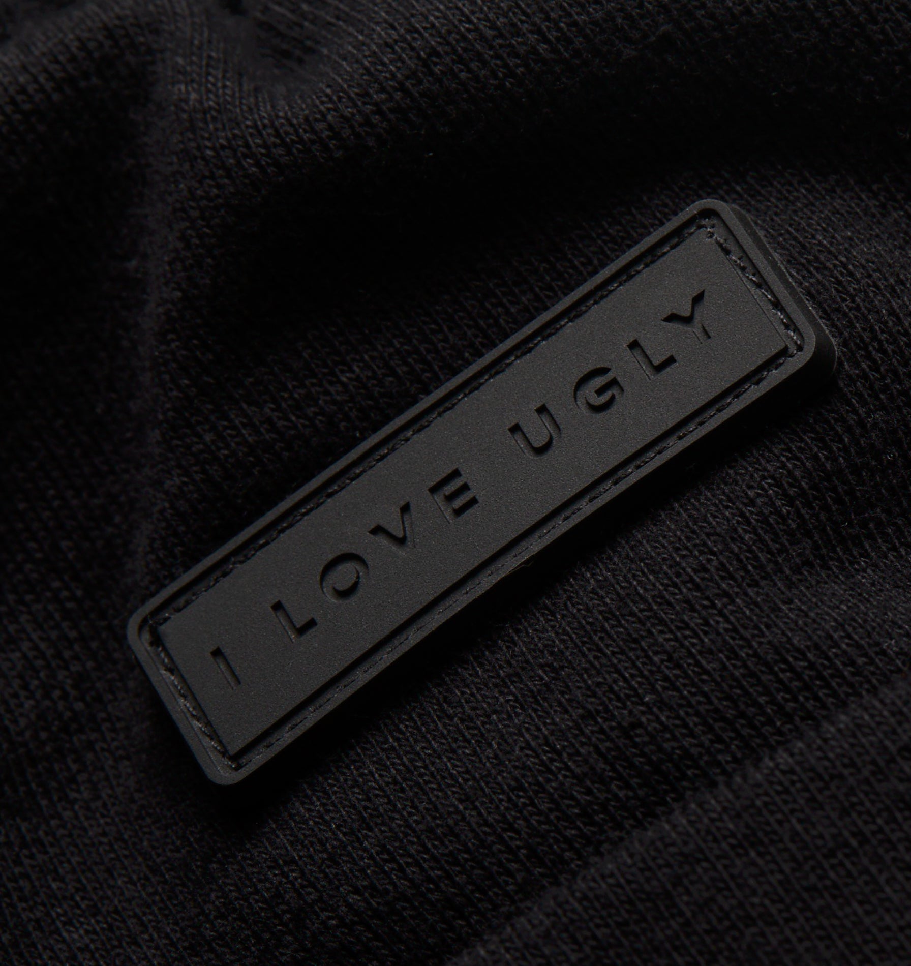 Wide Leg Track Pant - Black