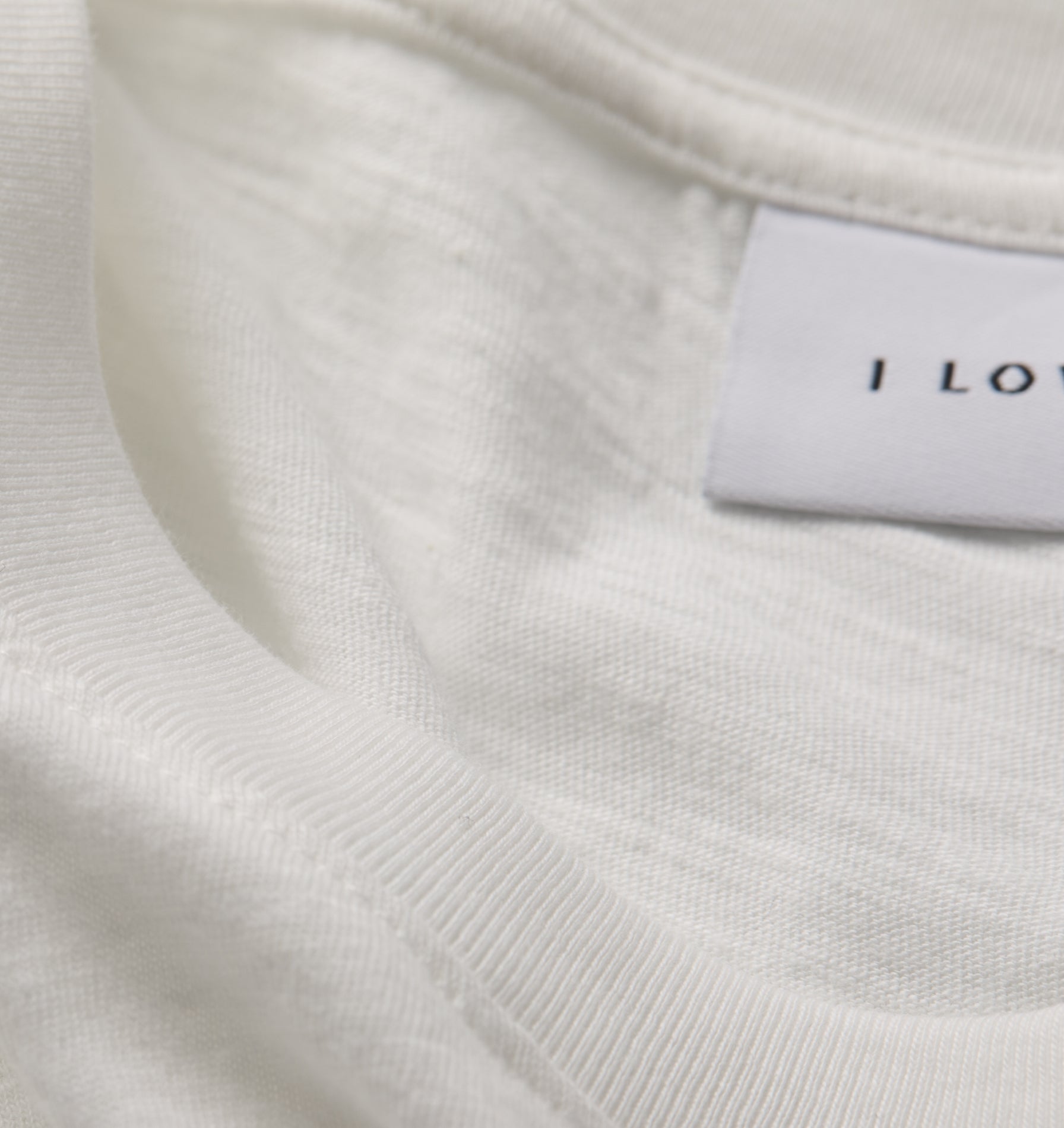 Slub Isaac Tee - White