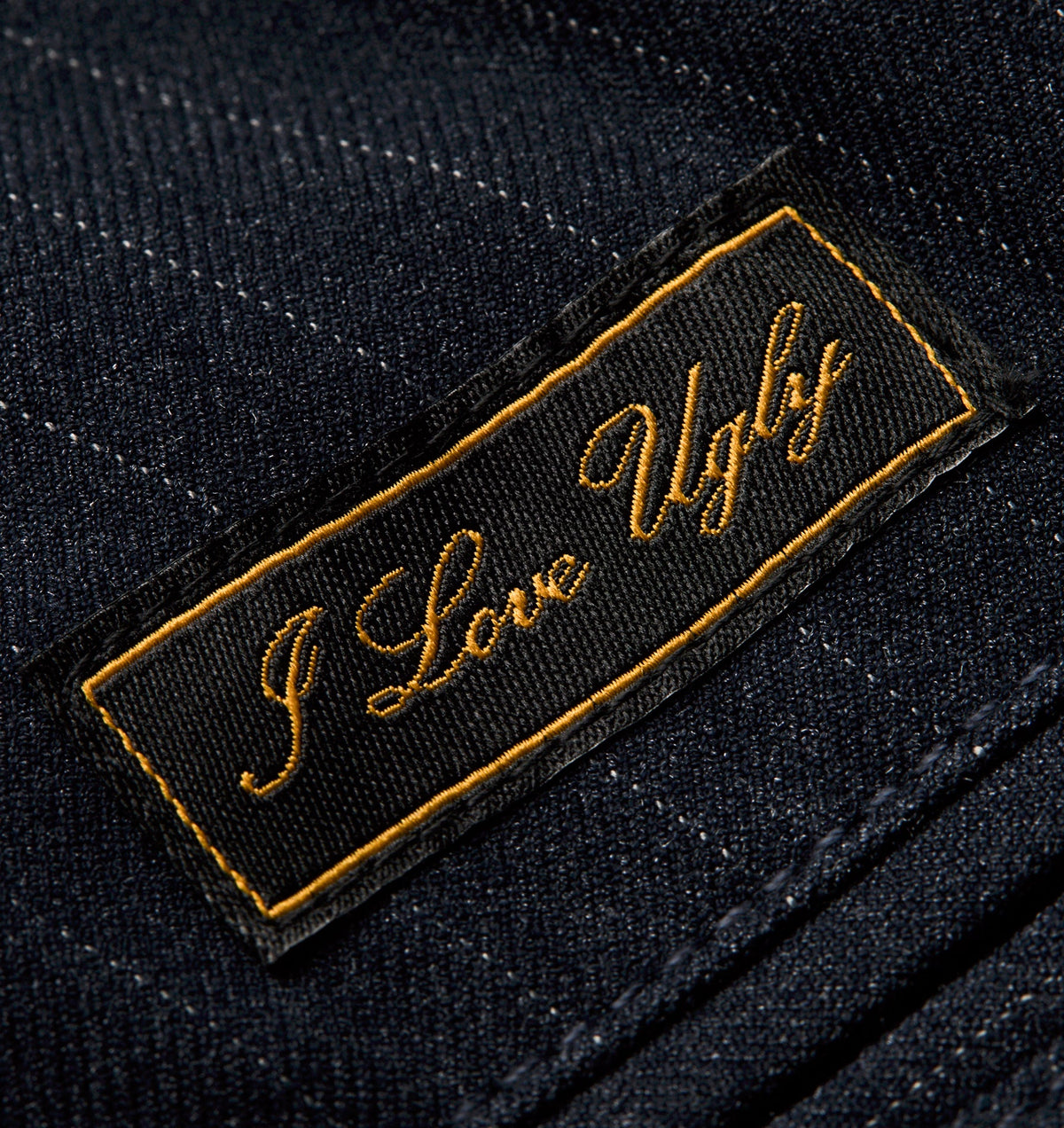 Quincy Pleated Short - Navy Pinstripe