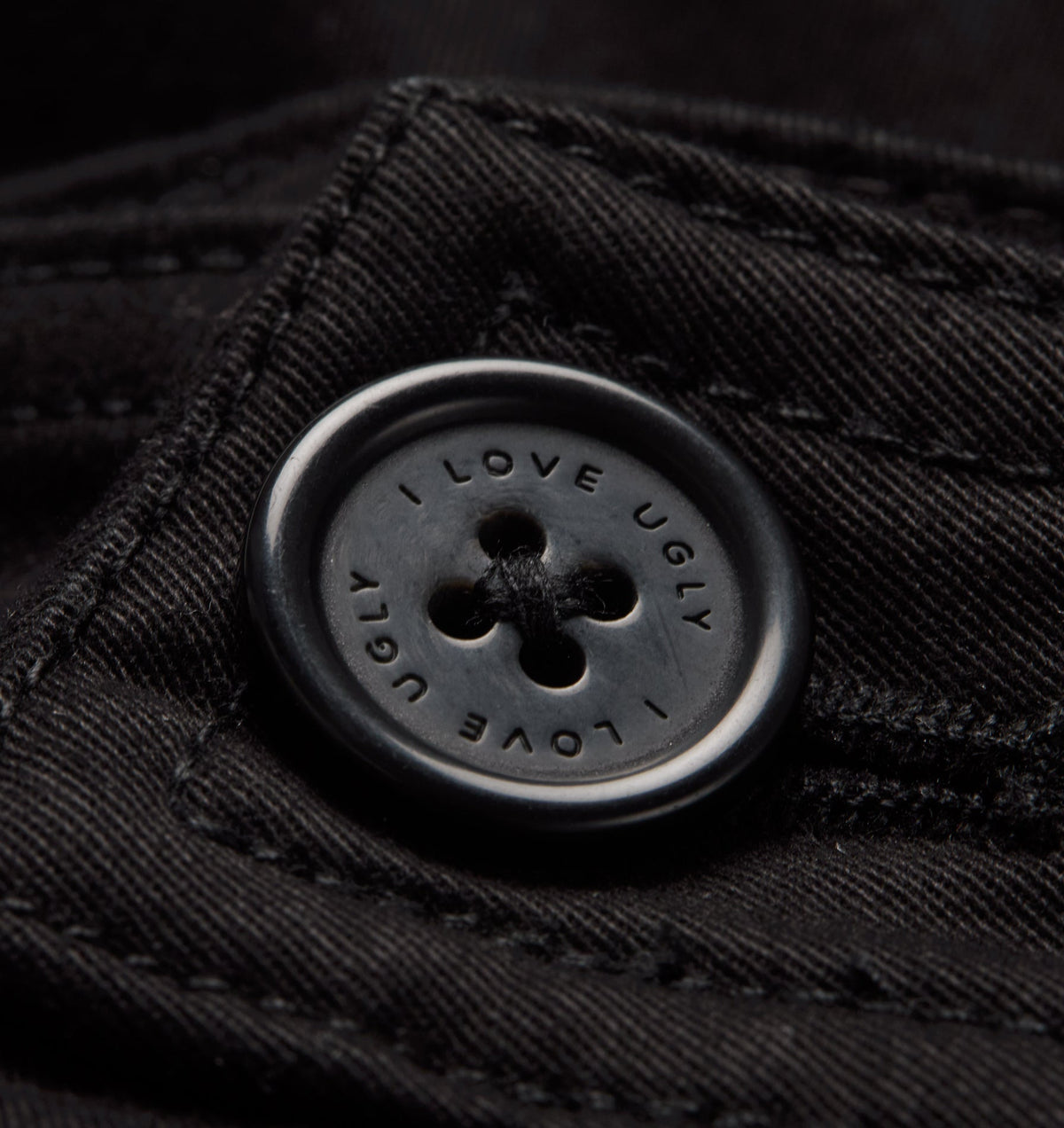 Uniform Straight Pant - Black