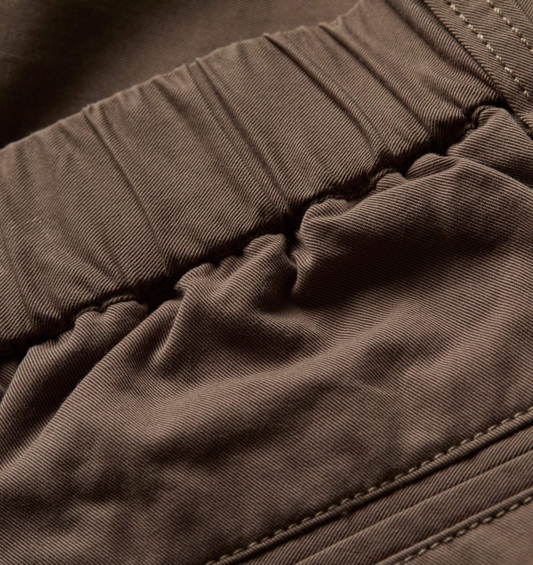Cotton Albert Pleated Pant - Mushroom