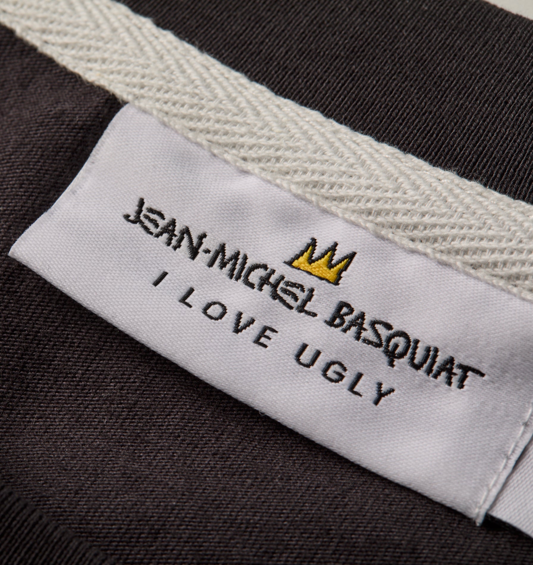 Basquiat Crown Uniform Tee - Charcoal
