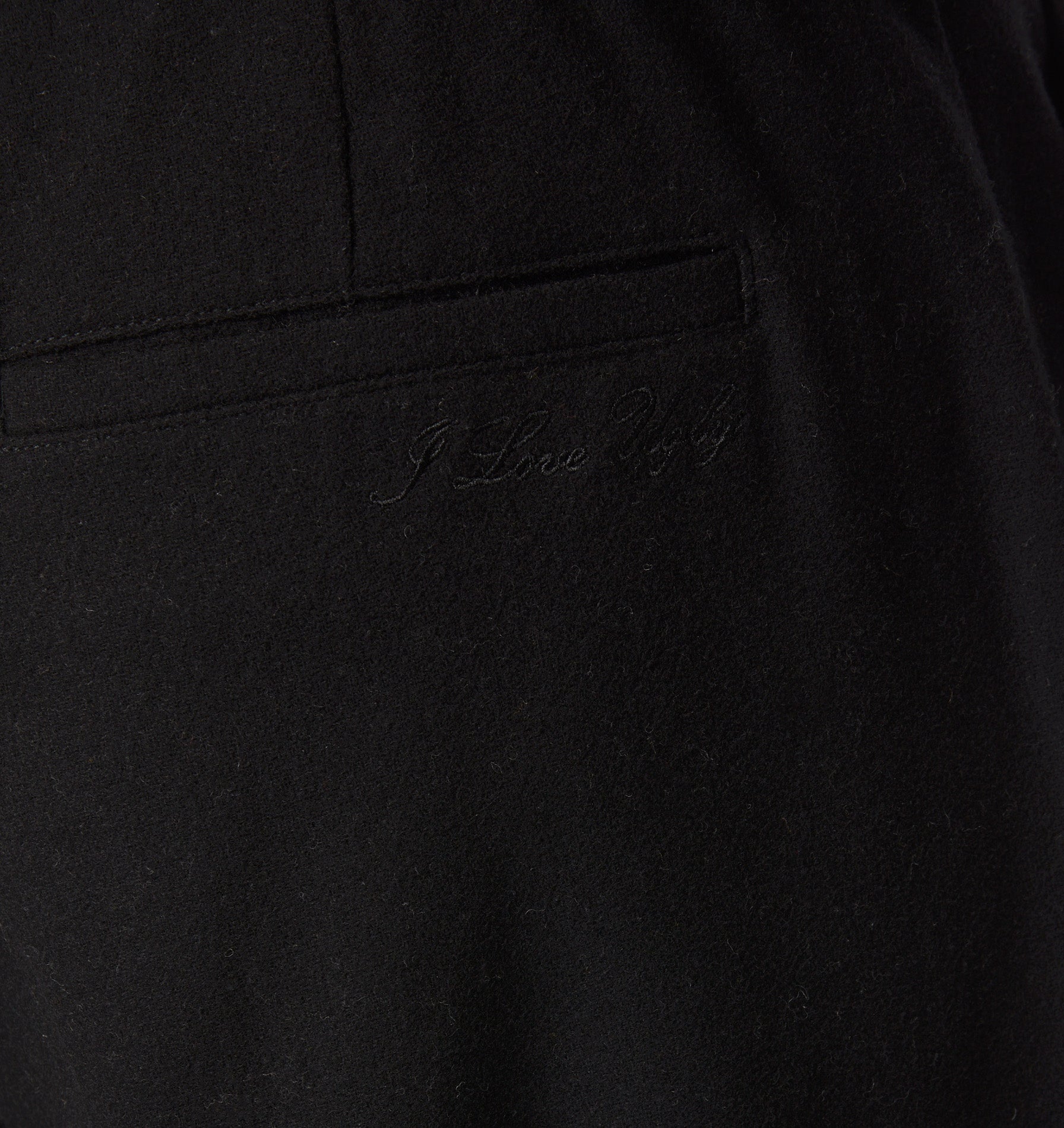 Winston Pant - Black Wool