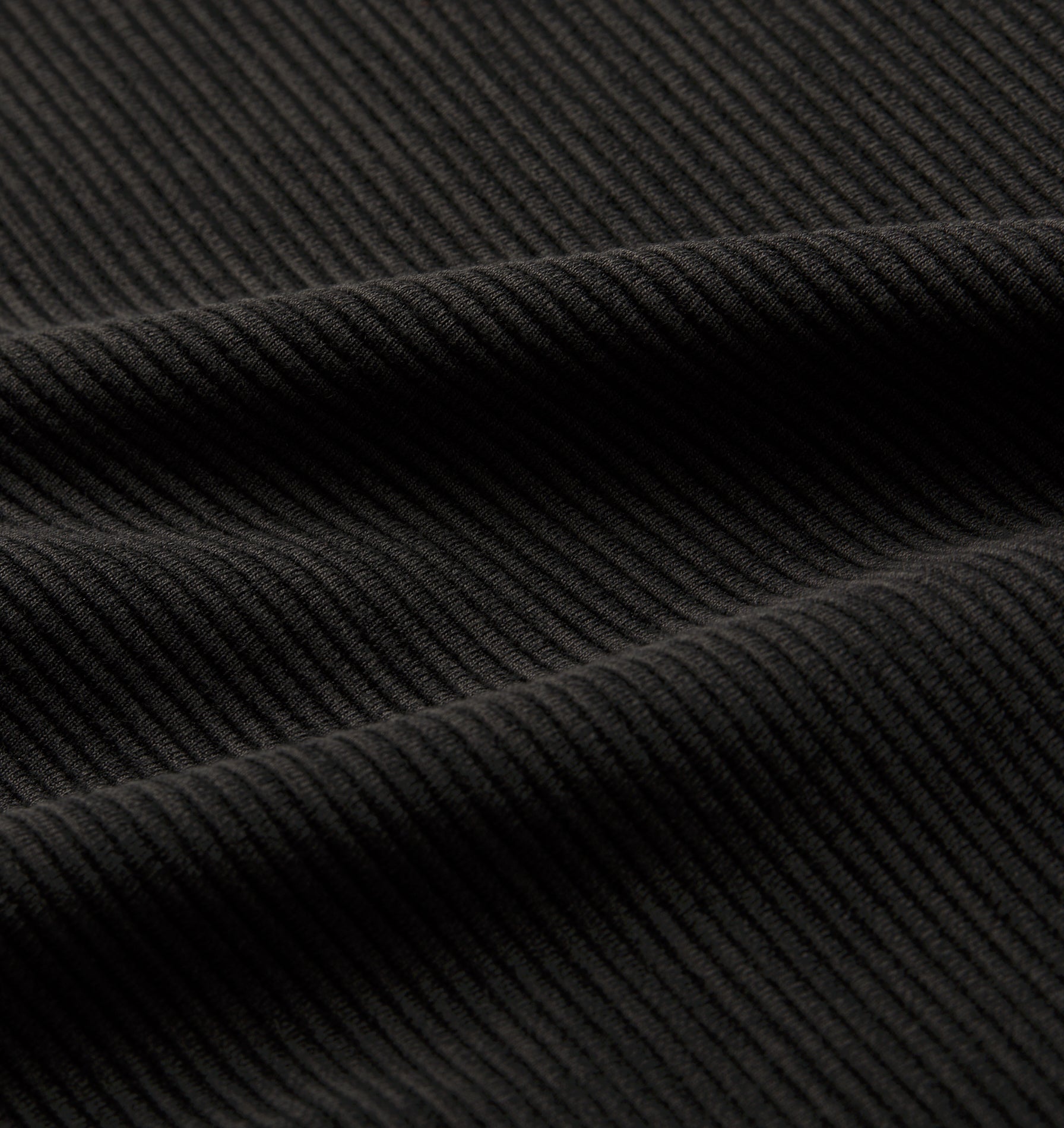 Ribbed Box Tee - Charcoal Marle