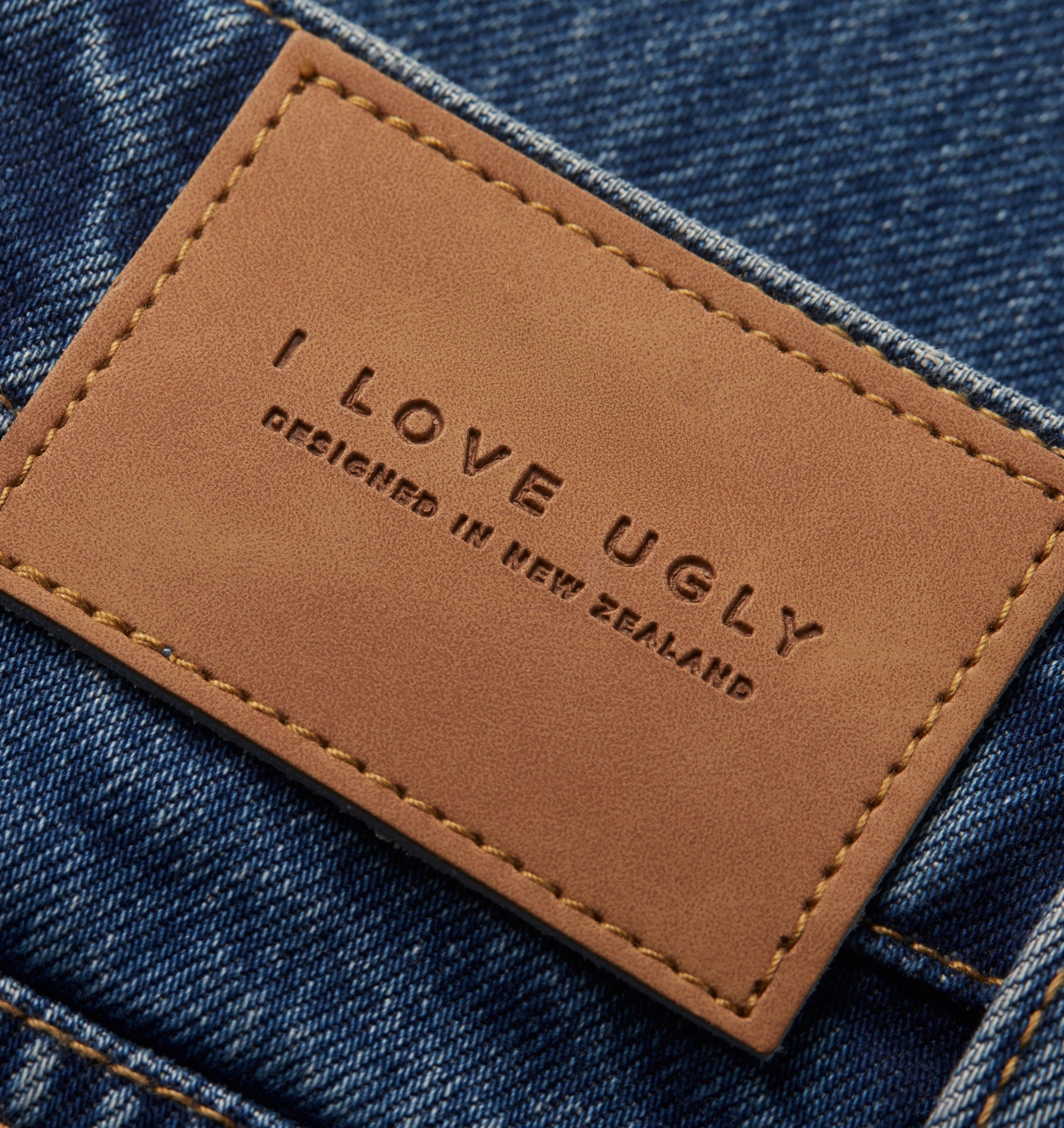 Cropped 90s Denim in True Blue | I Love Ugly US