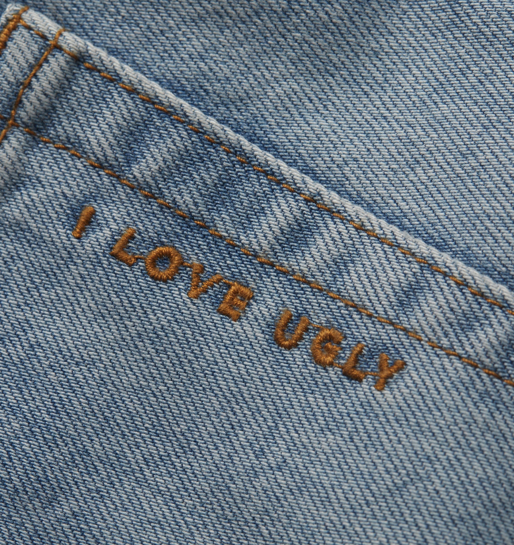 Samson Cropped Denim - Faded Blue