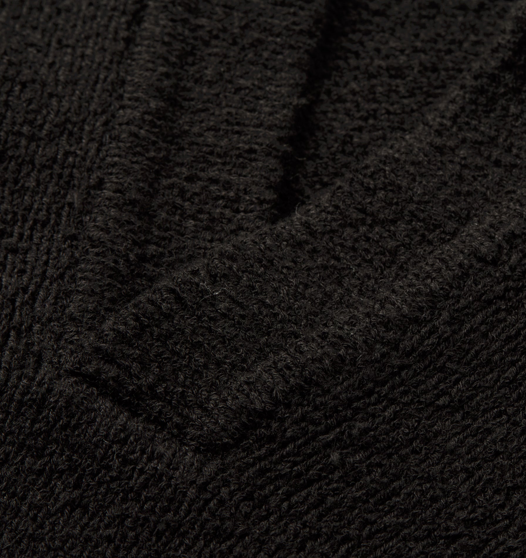 Clive Knit SS Polo - Black