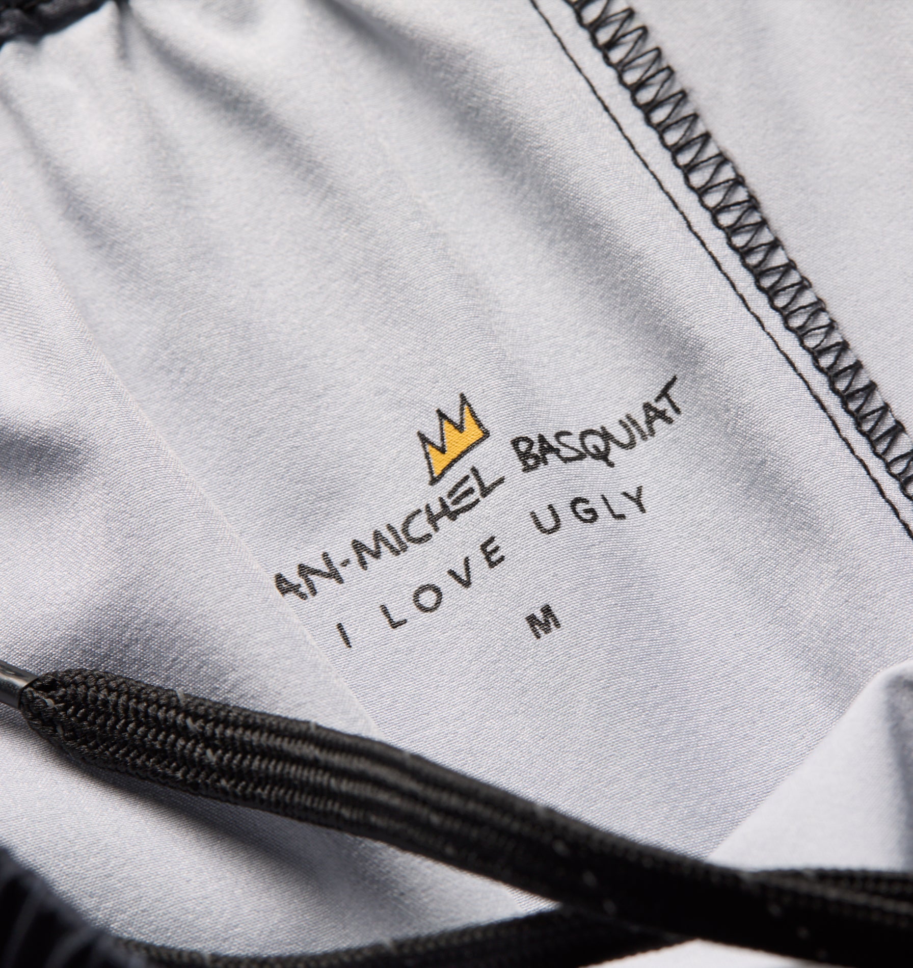 Basquiat Pegasus Active 5 Inch Core Short - Off White / Charcoal