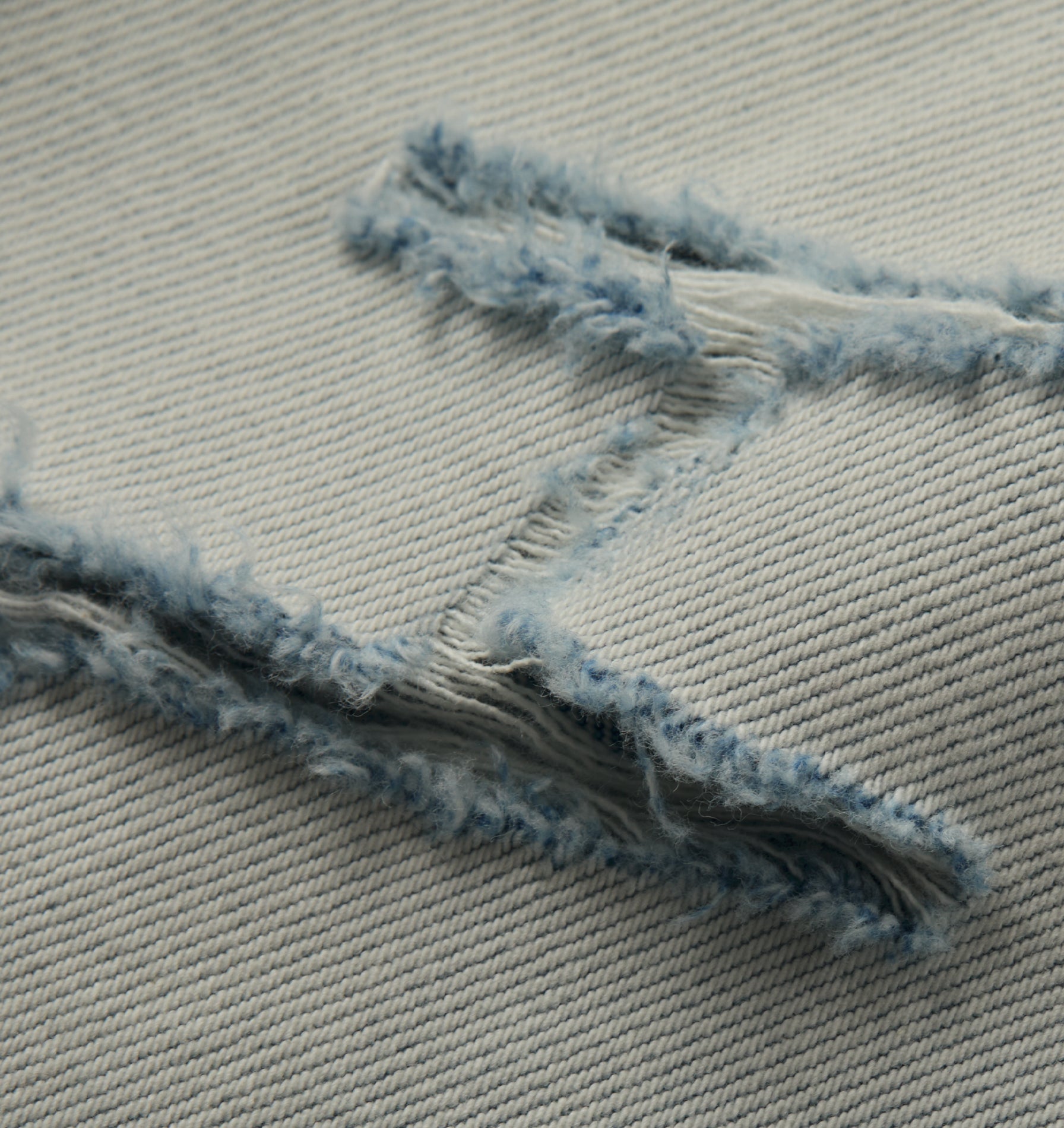 Distressed Wyatt Denim Short - Light Vintage Blue