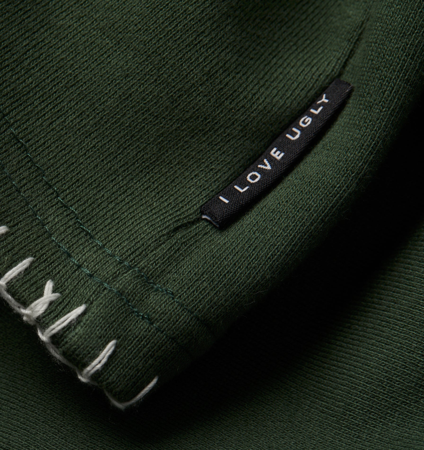 Blanket Stitch Box Hood 2.0 - Forest Green