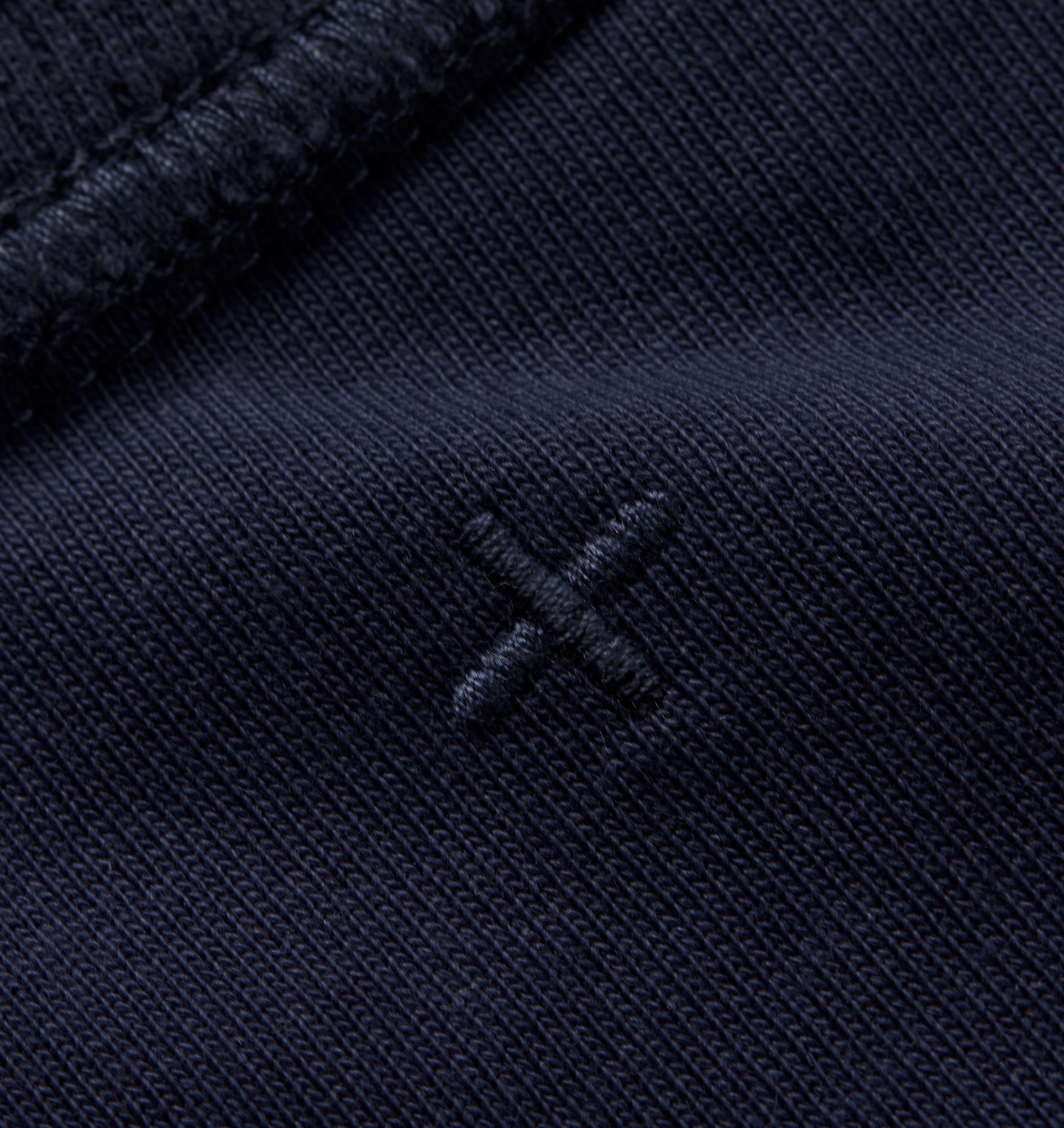 Crop Box Tee - Indigo