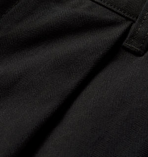 Twin Pleat Pant - Black
