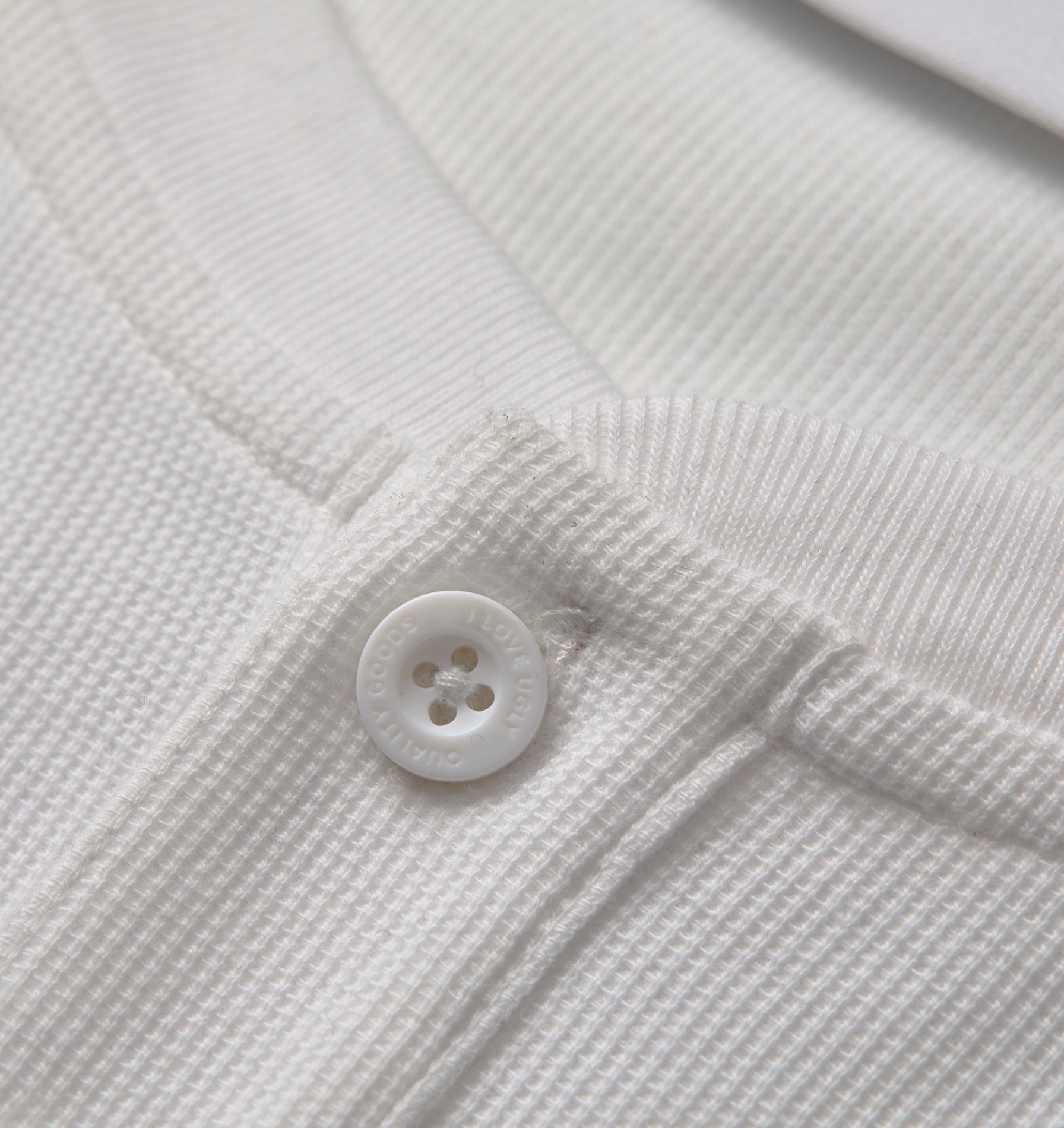 Henley L/S Tee - White
