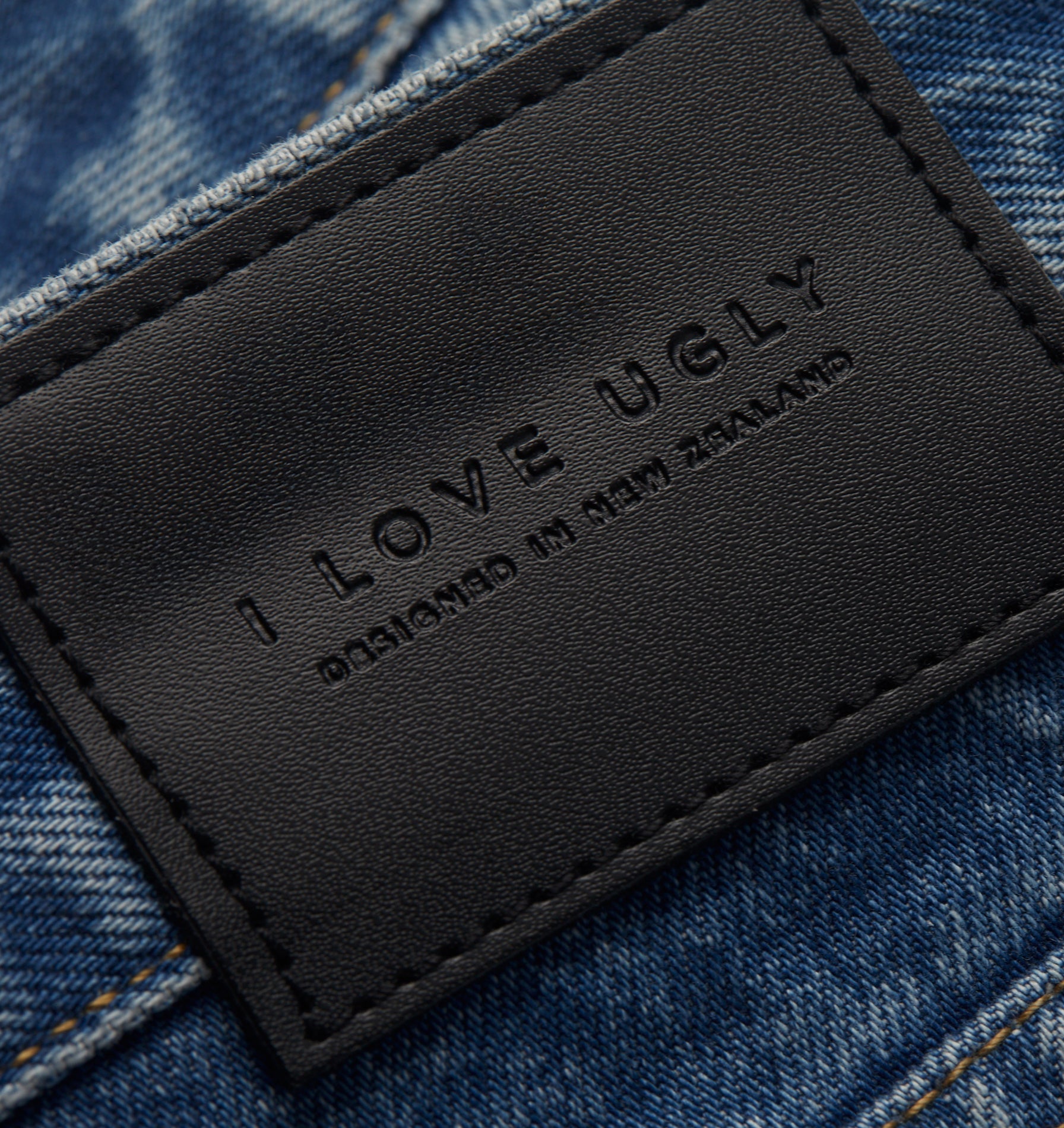 Balloon Denim in Washed Vintage Blue | I Love Ugly US