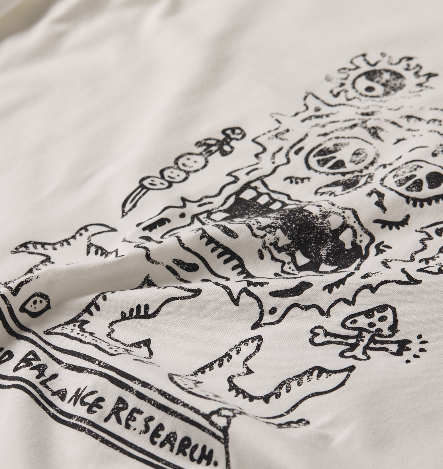 Peace Active Box Tee - Vintage White