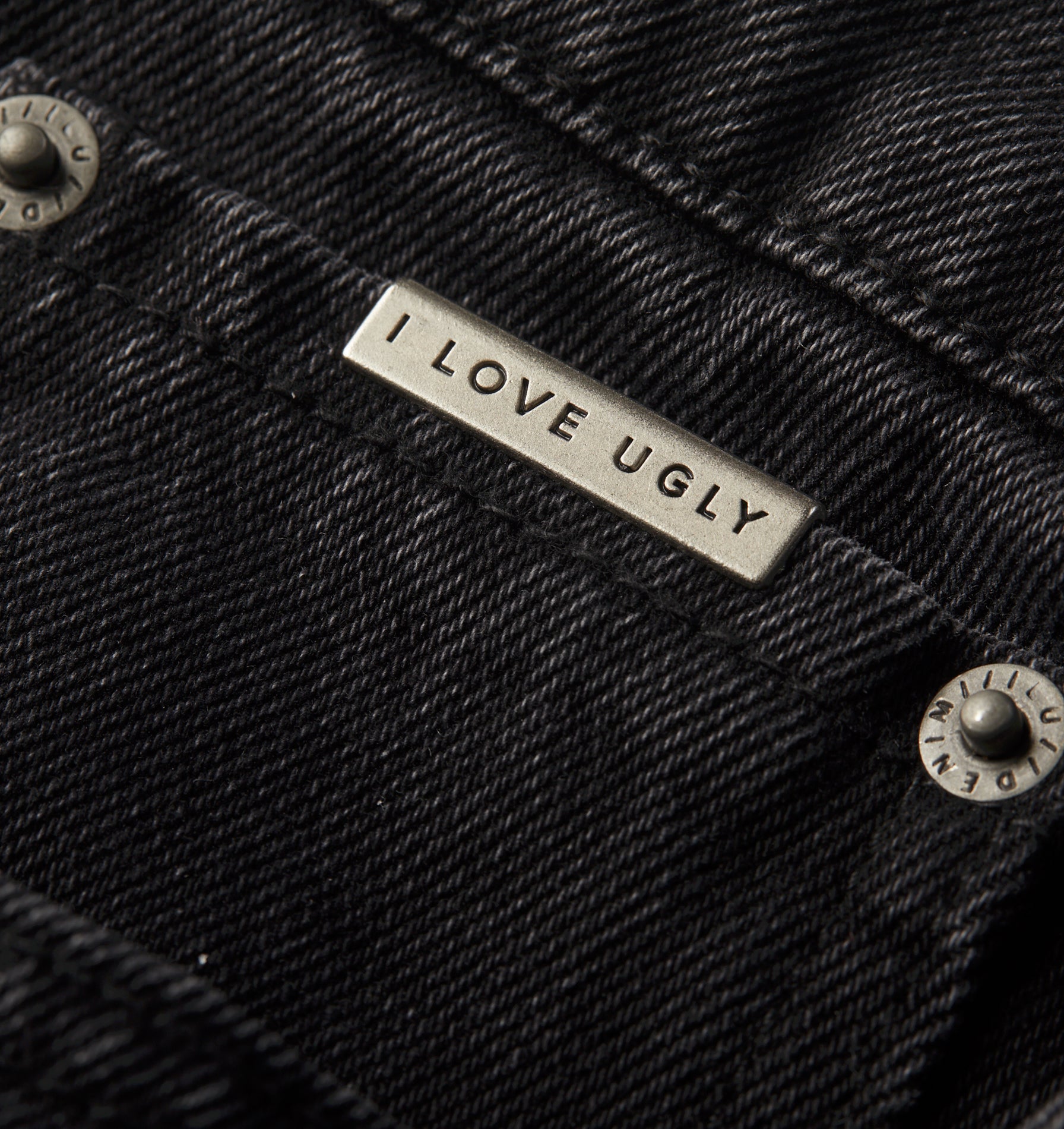 Cropped 90s Denim - Faded Black