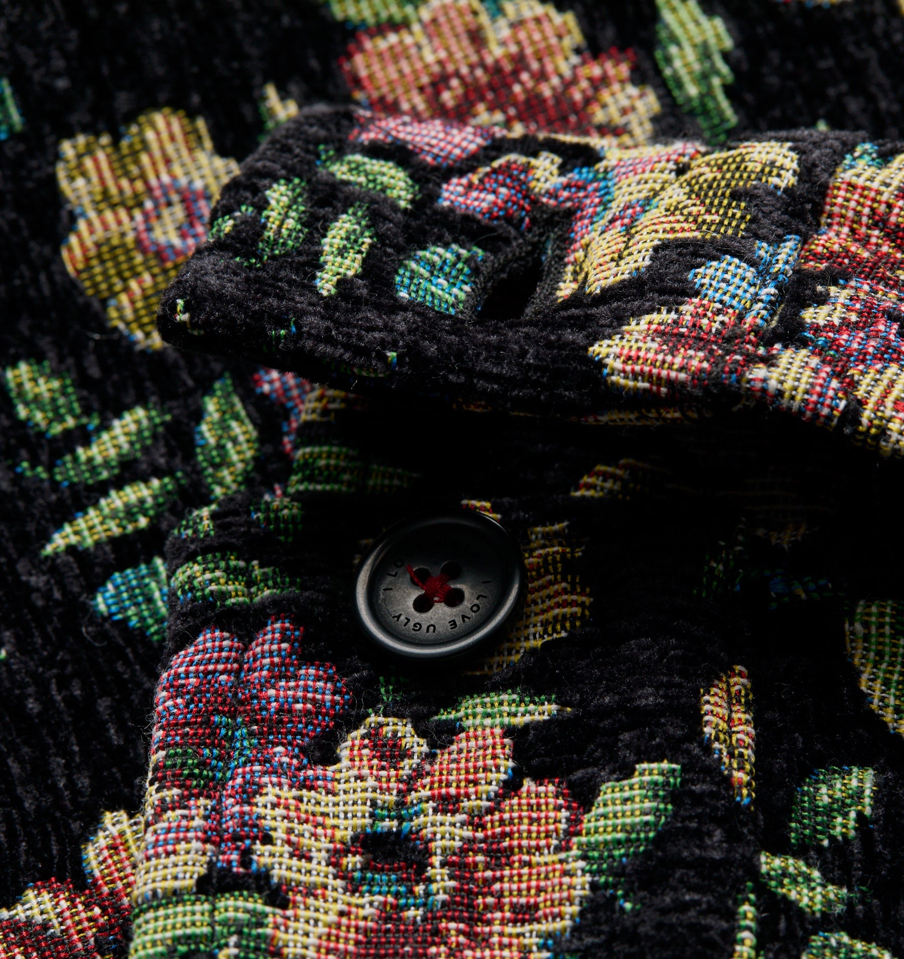 Floral Overshirt - Dark Floral | I Love Ugly US