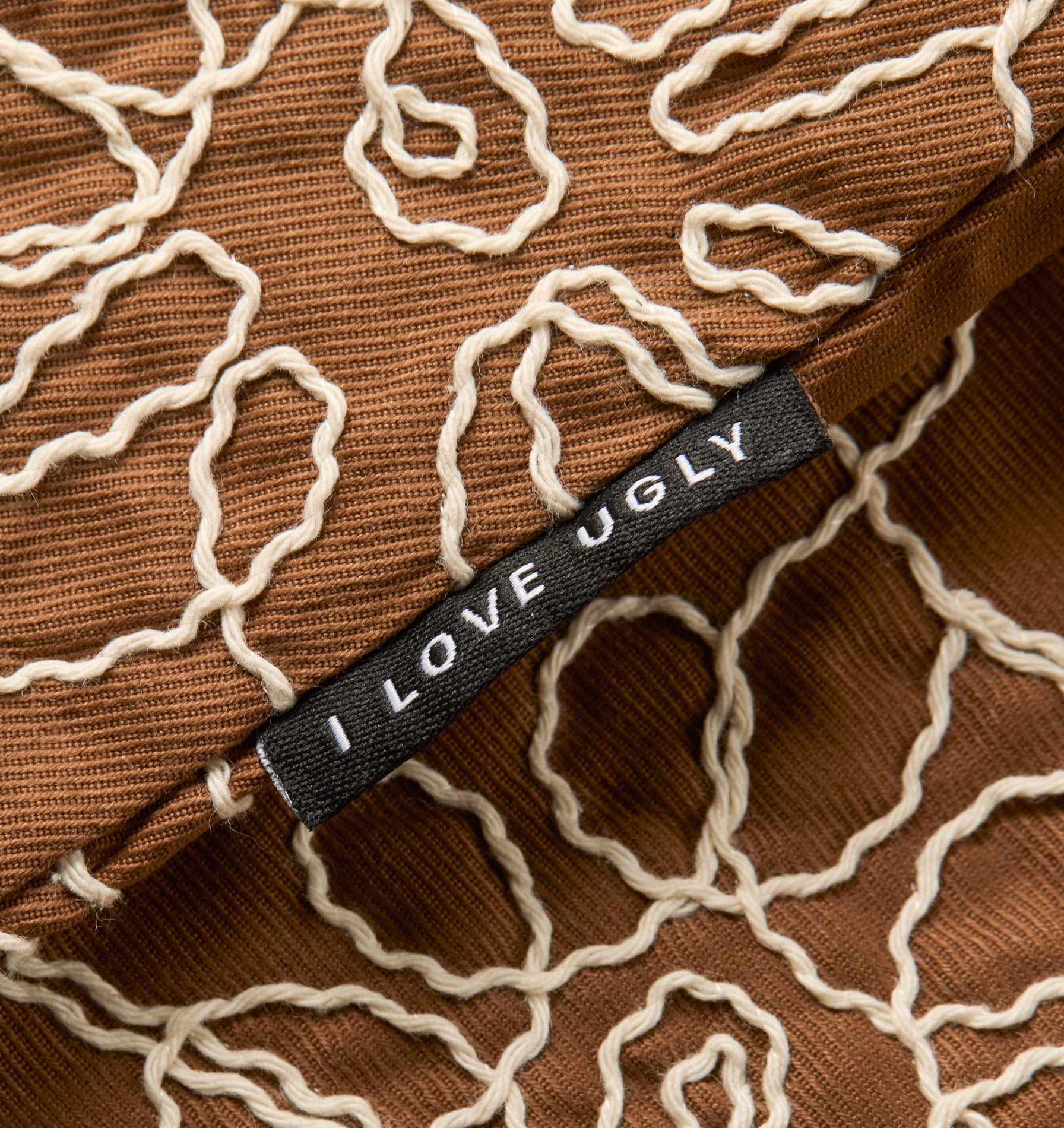 Cuban Collar SS Shirt - Tobacco Floral