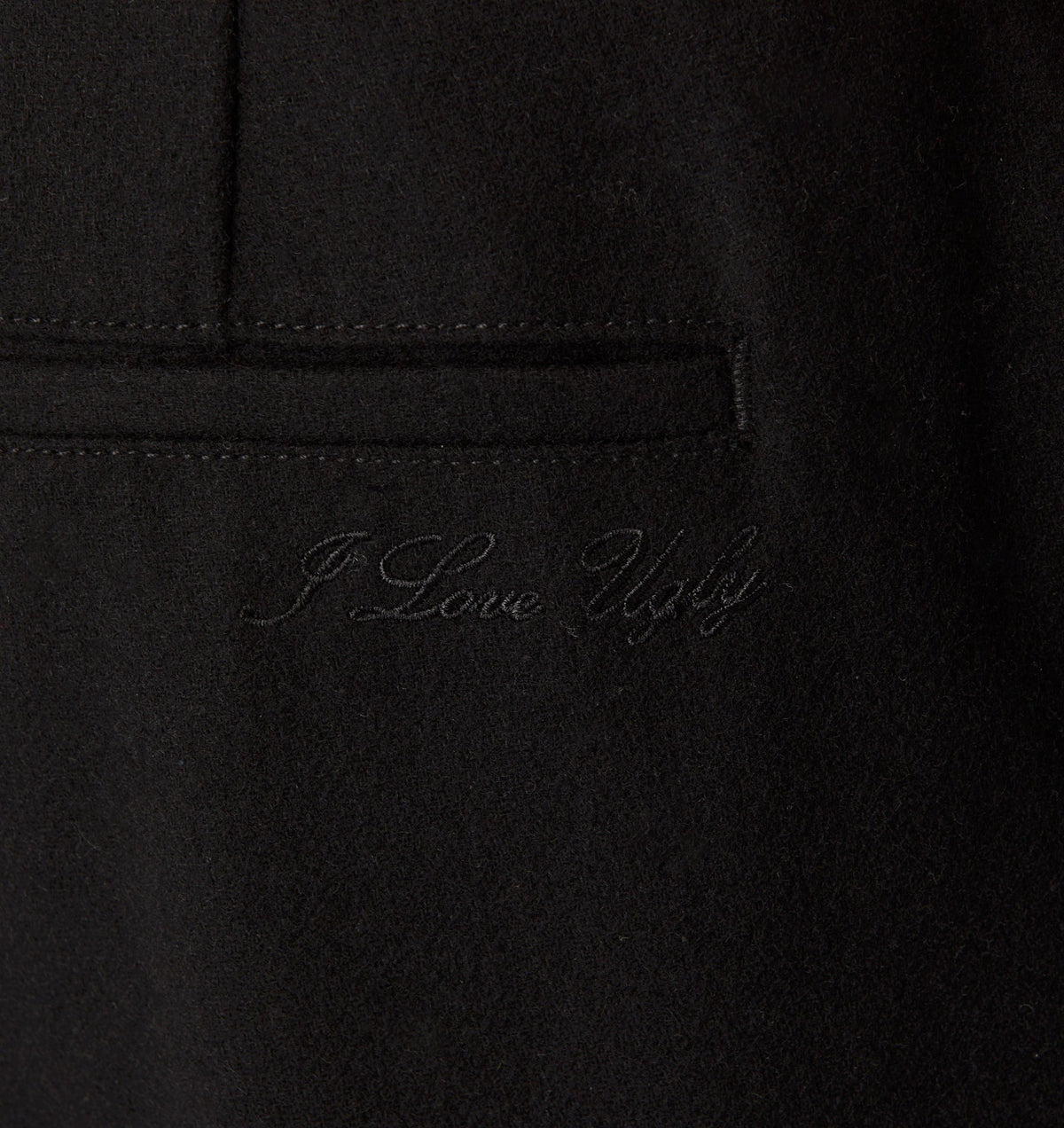 Winston Pant - Black Wool