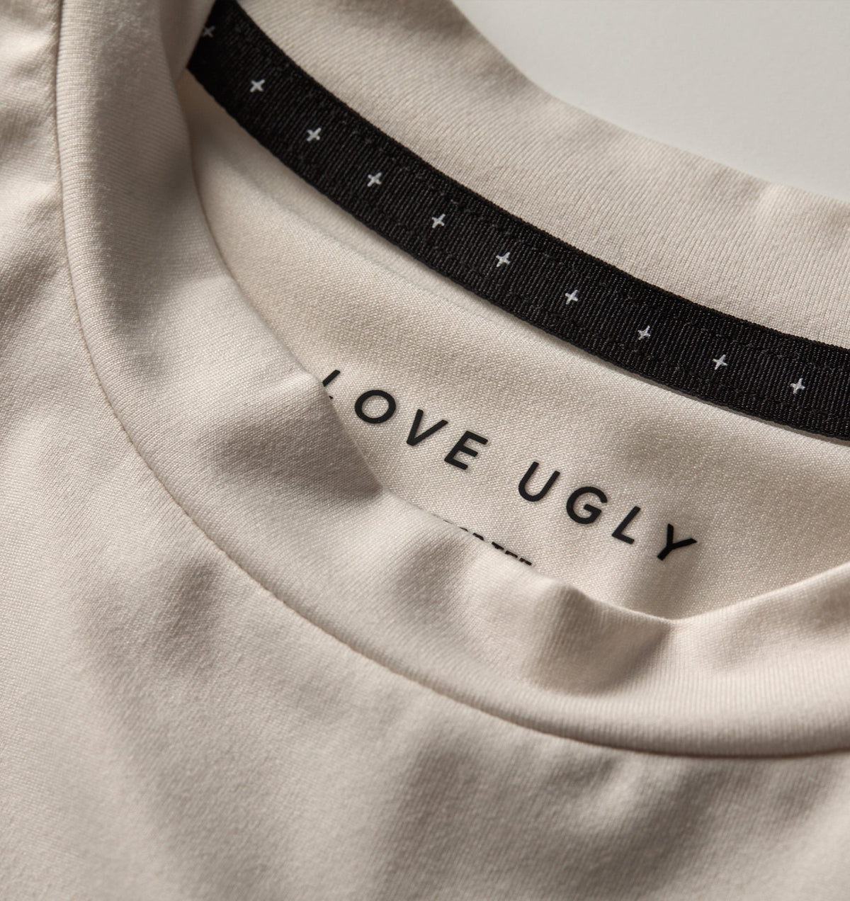 Restrained Active Crop Tee - Off White