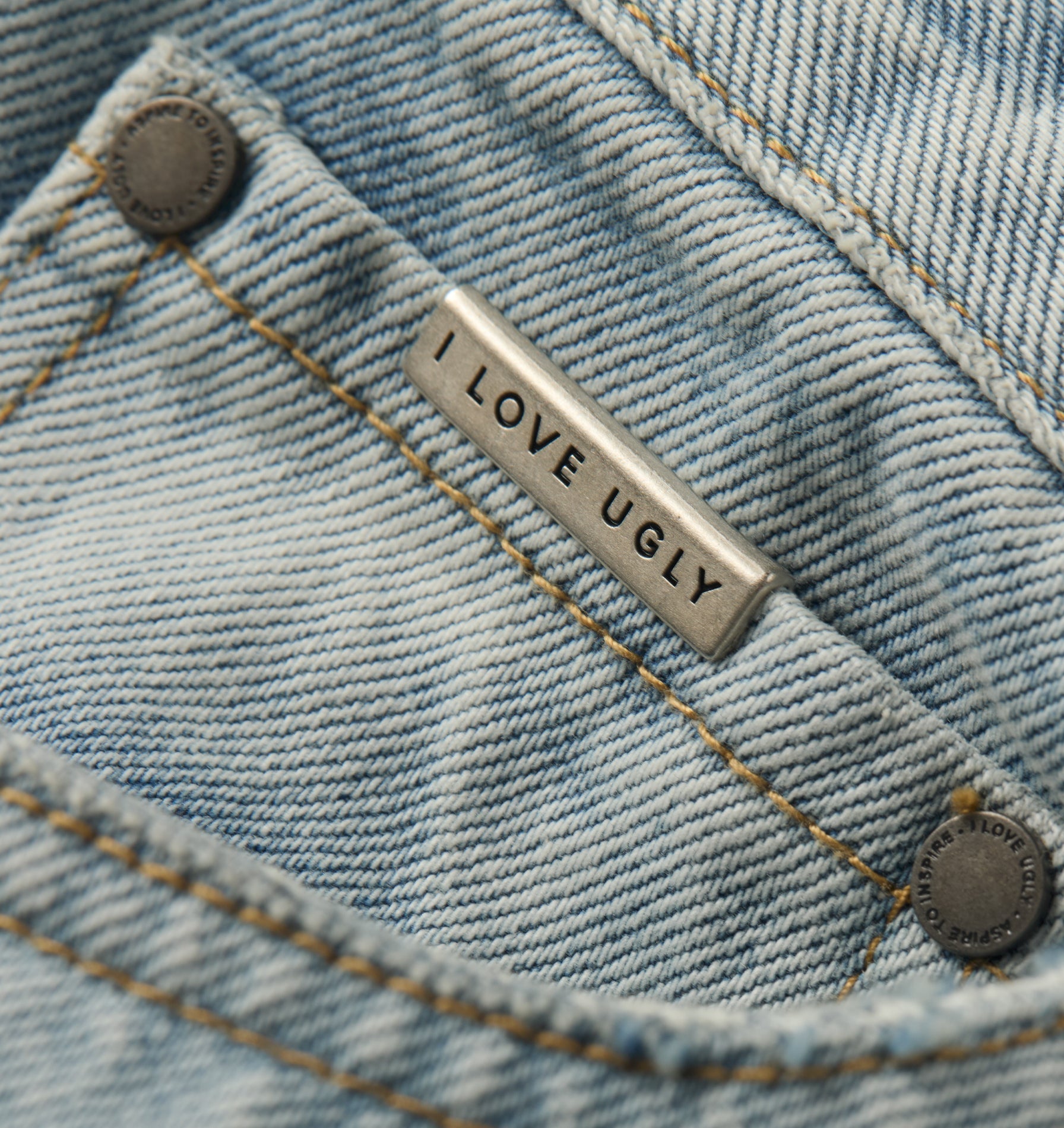 Distressed Edgar Denim - Light Vintage Blue