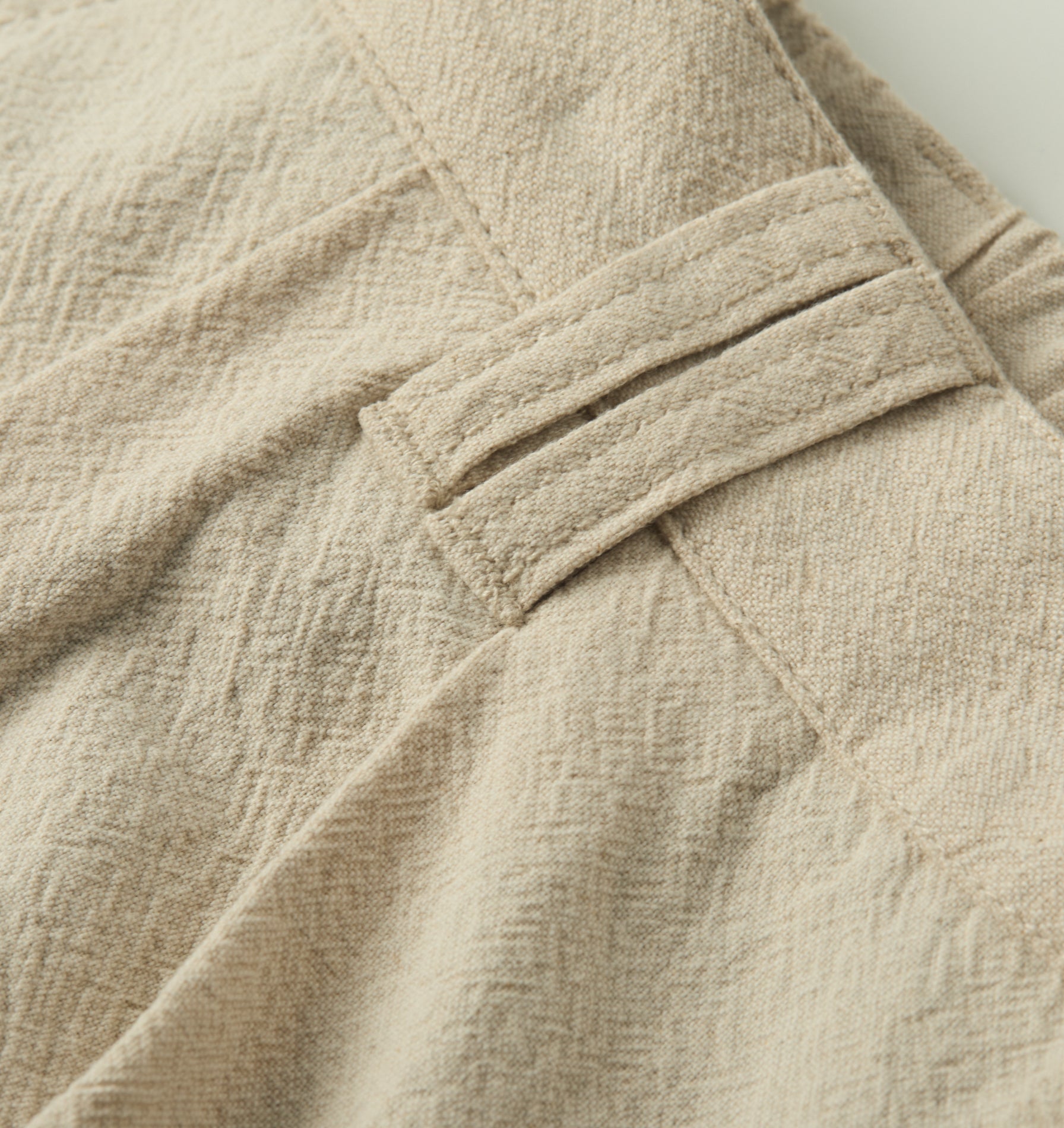 Linen Albert Pleated Pant - Bone