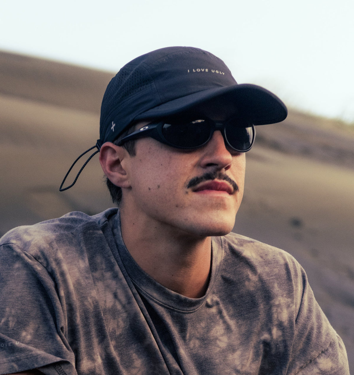 Active 5 Panel Cap - Black